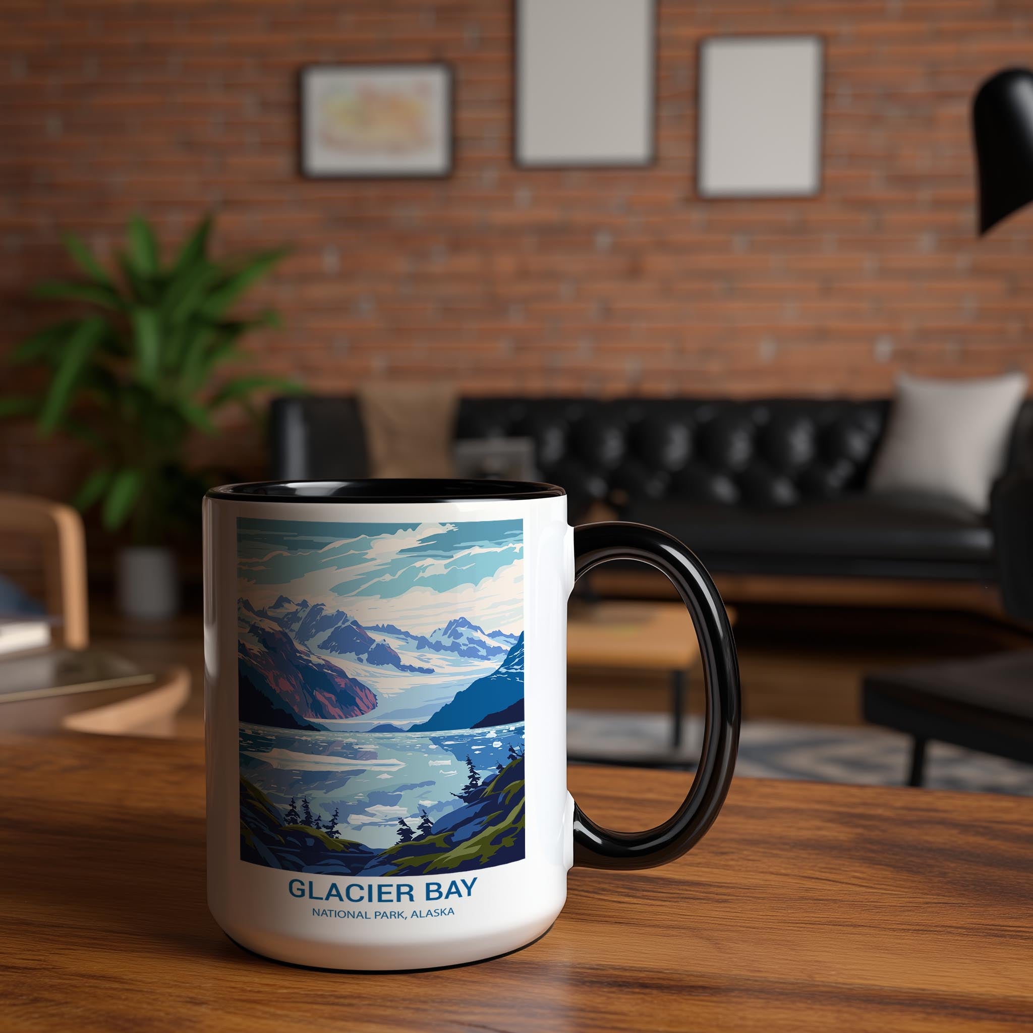 Glacier Bay - Alaska - US National Park Tourism Mug