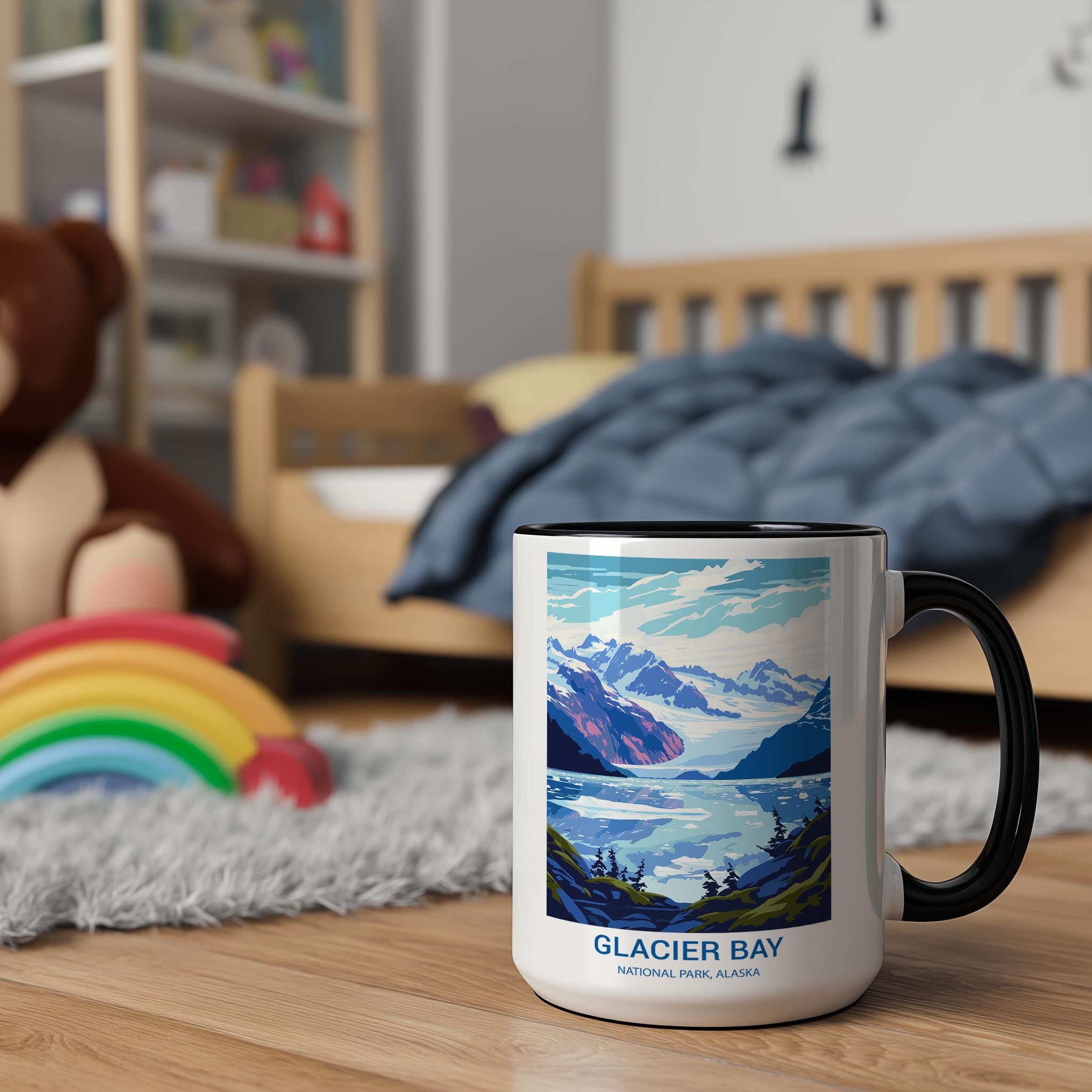 Glacier Bay - Alaska - US National Park Tourism Mug