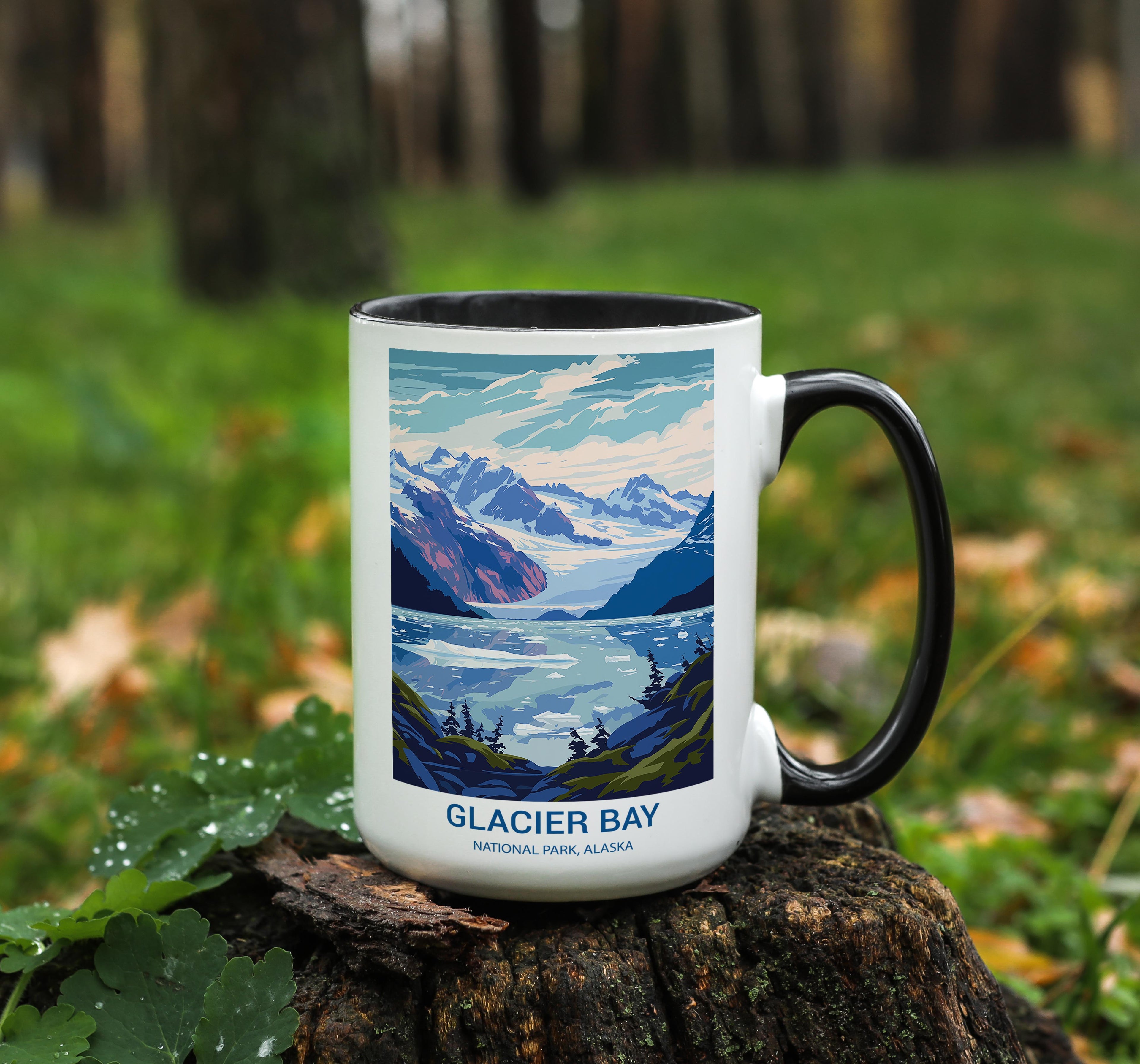 Glacier Bay - Alaska - US National Park Tourism Mug