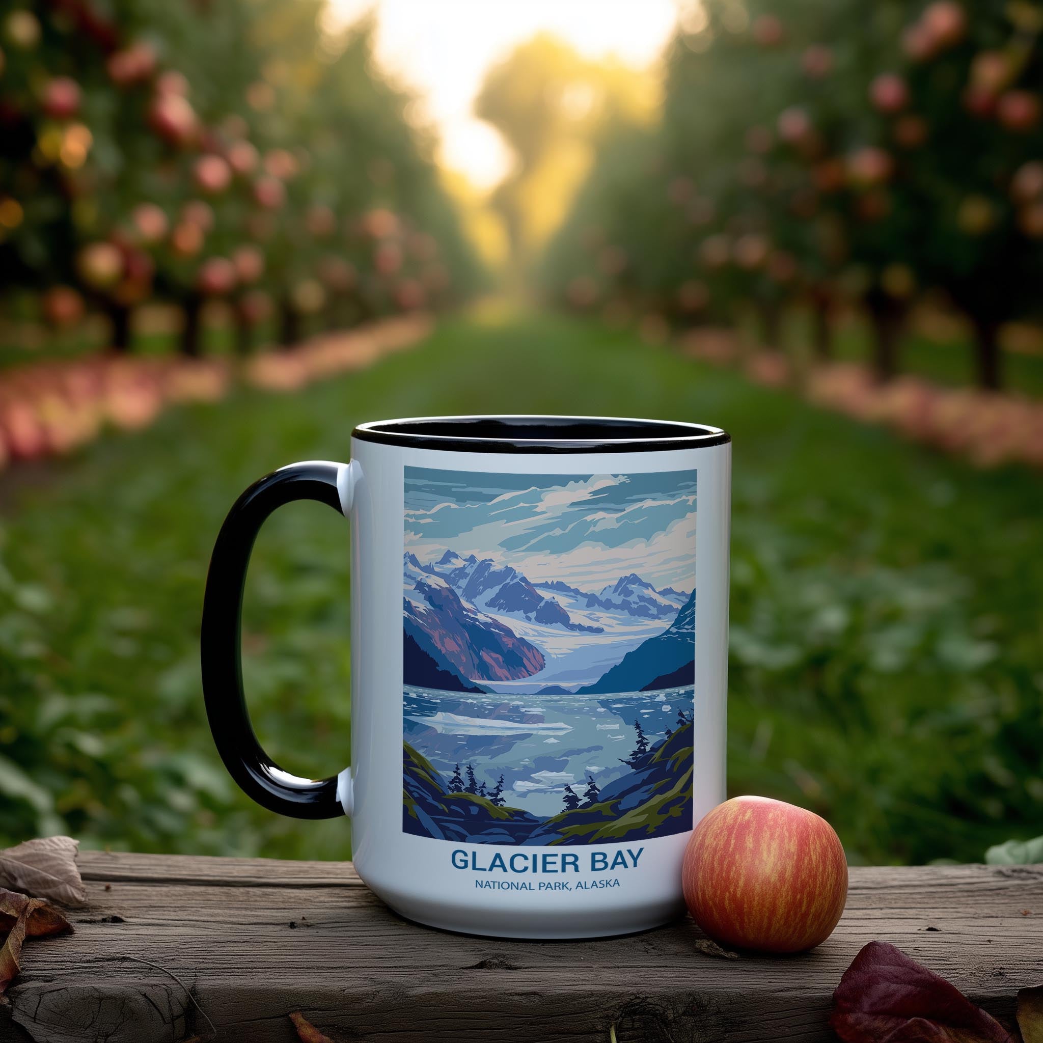 Glacier Bay - Alaska - US National Park Tourism Mug