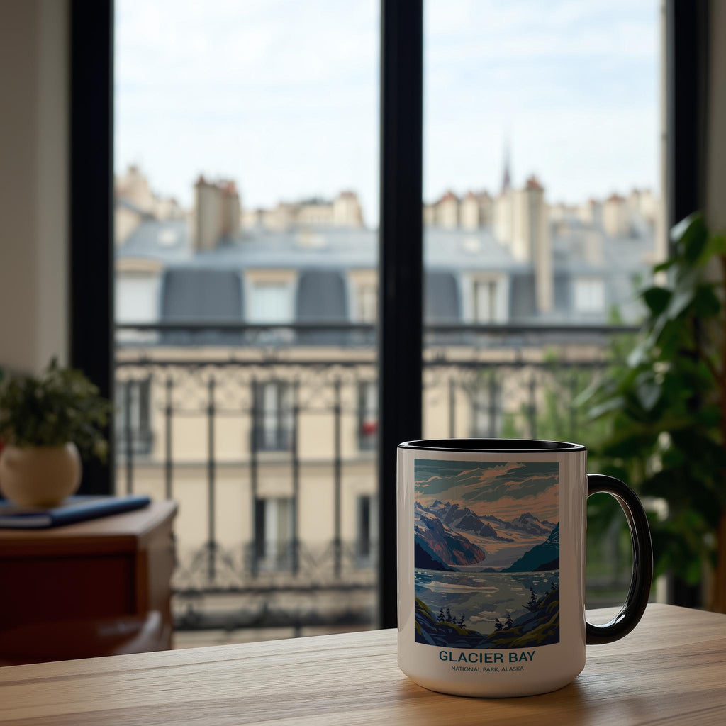 Glacier Bay - Alaska - US National Park Tourism Mug