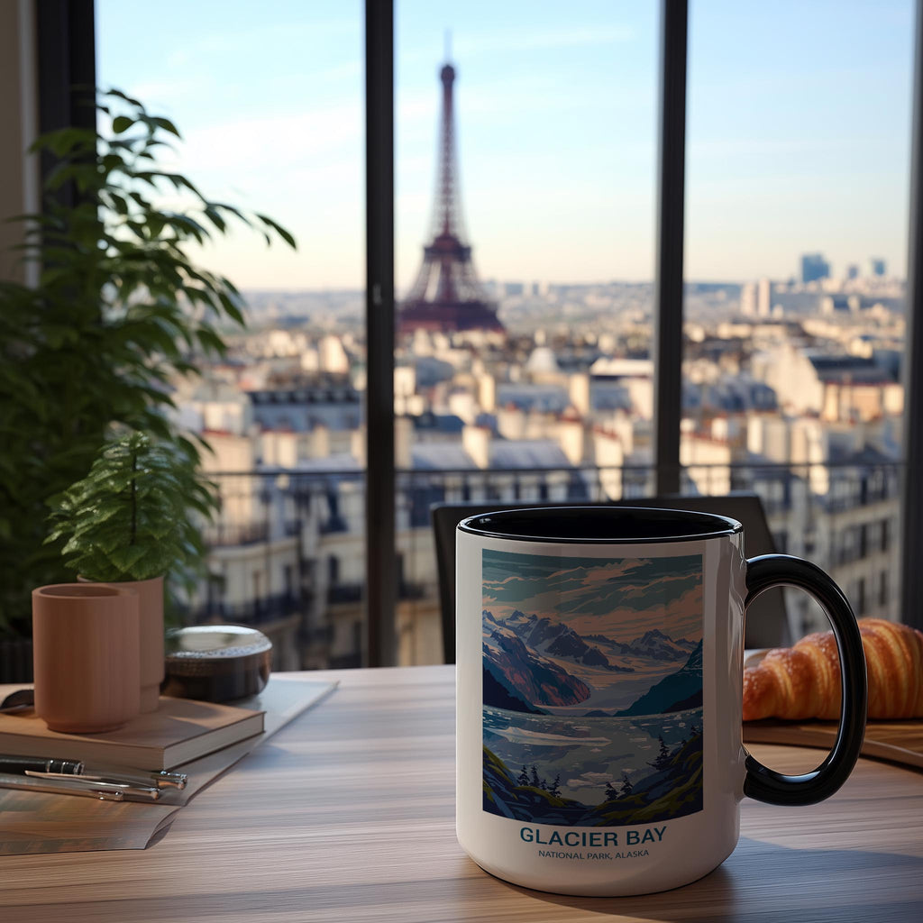 Glacier Bay - Alaska - US National Park Tourism Mug