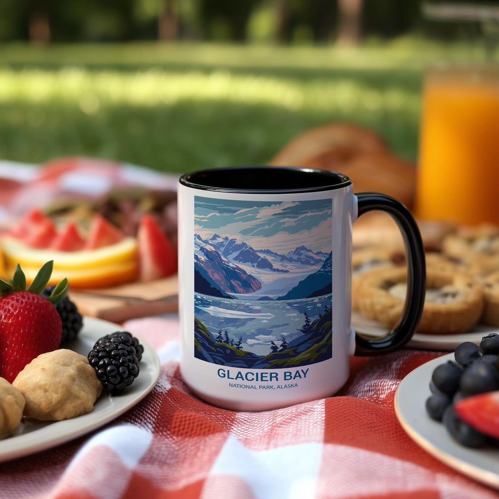 Glacier Bay - Alaska - US National Park Tourism Mug