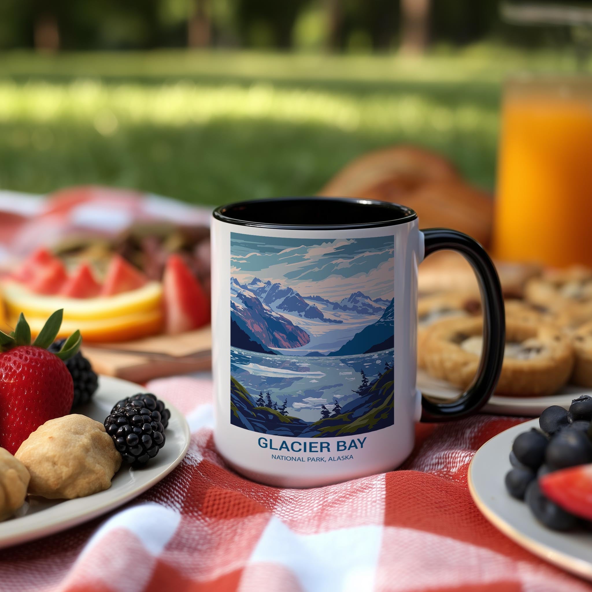 Glacier Bay - Alaska - US National Park Tourism Mug