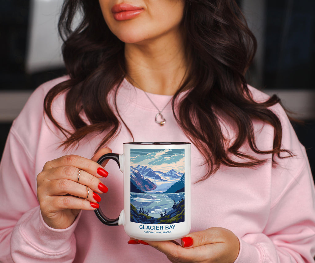 Glacier Bay - Alaska - US National Park Tourism Mug