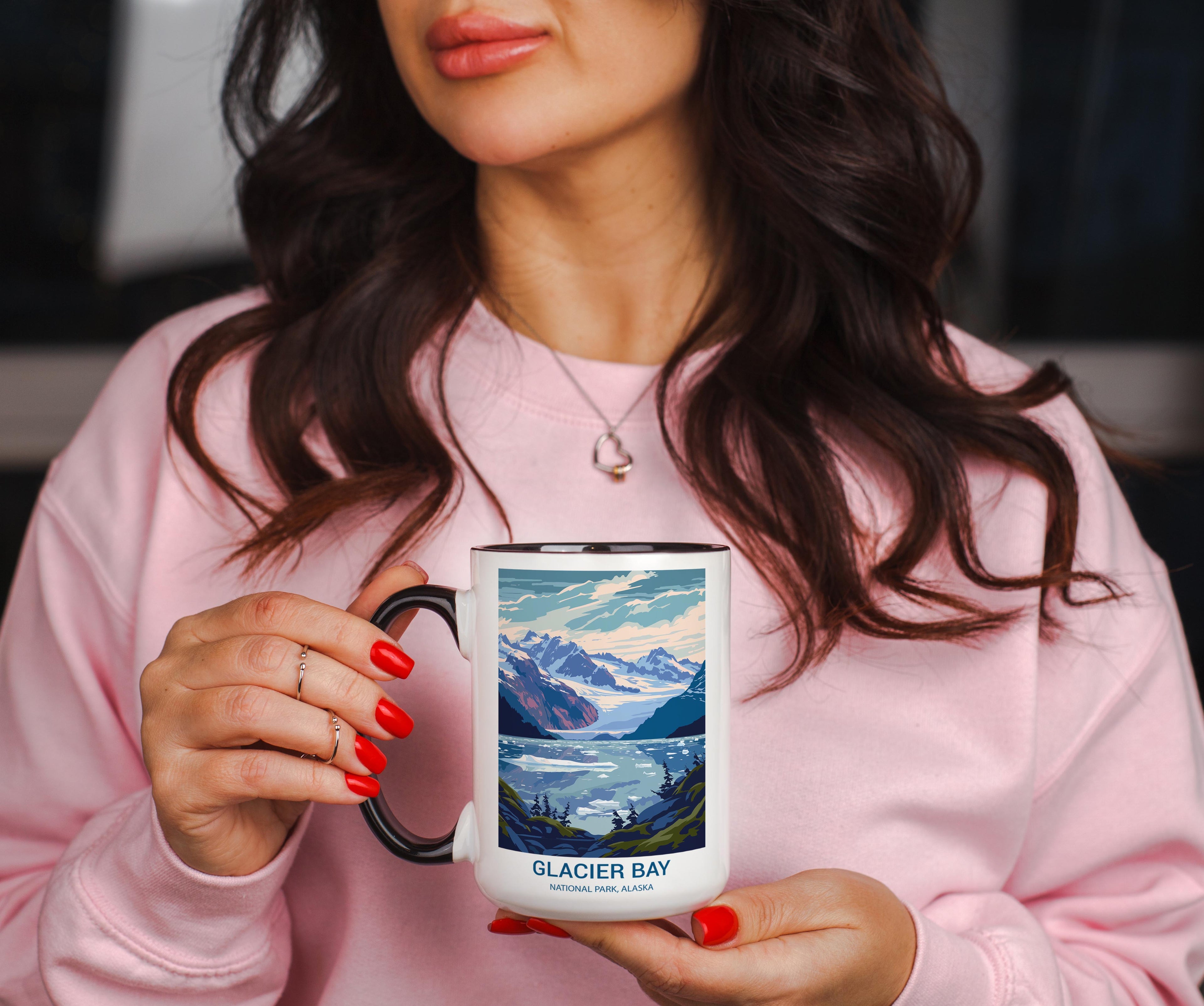 Glacier Bay - Alaska - US National Park Tourism Mug