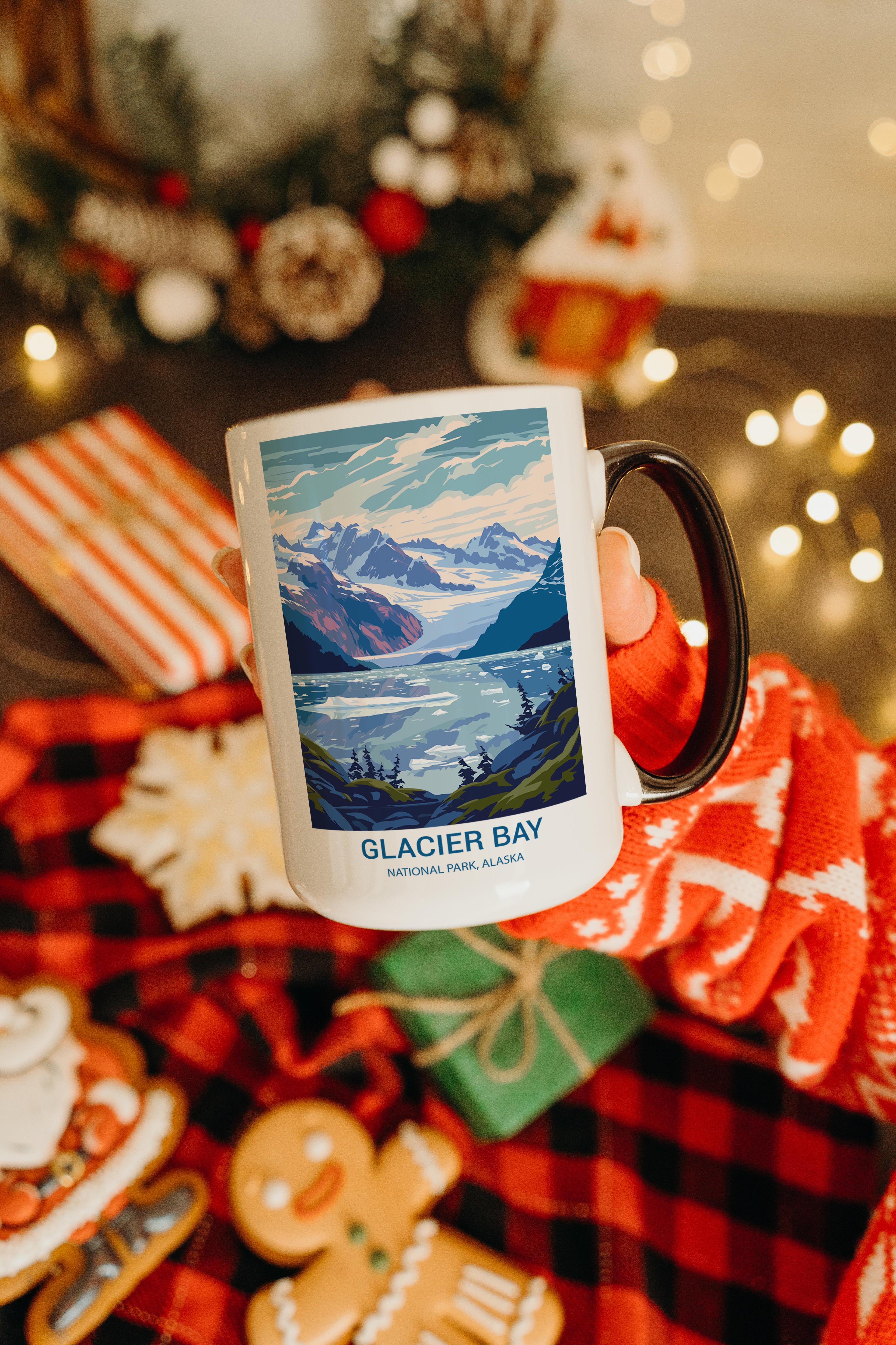 Glacier Bay - Alaska - US National Park Tourism Mug