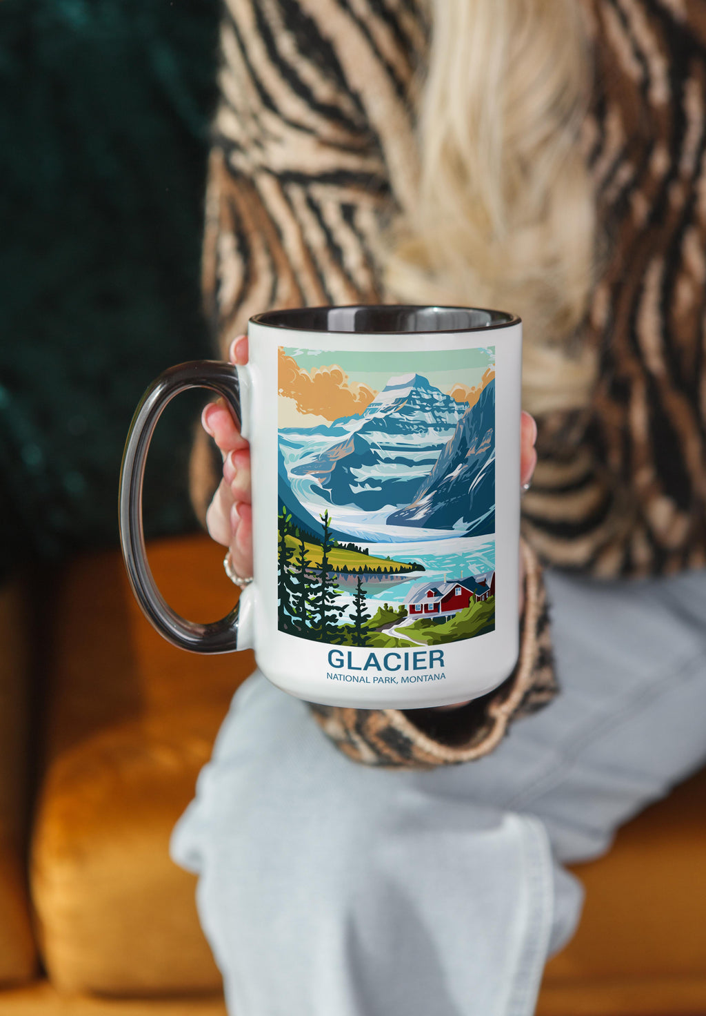 Glacier - Montana - US National Park Tourism Mug