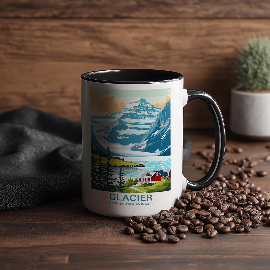 Glacier - Montana - US National Park Tourism Mug