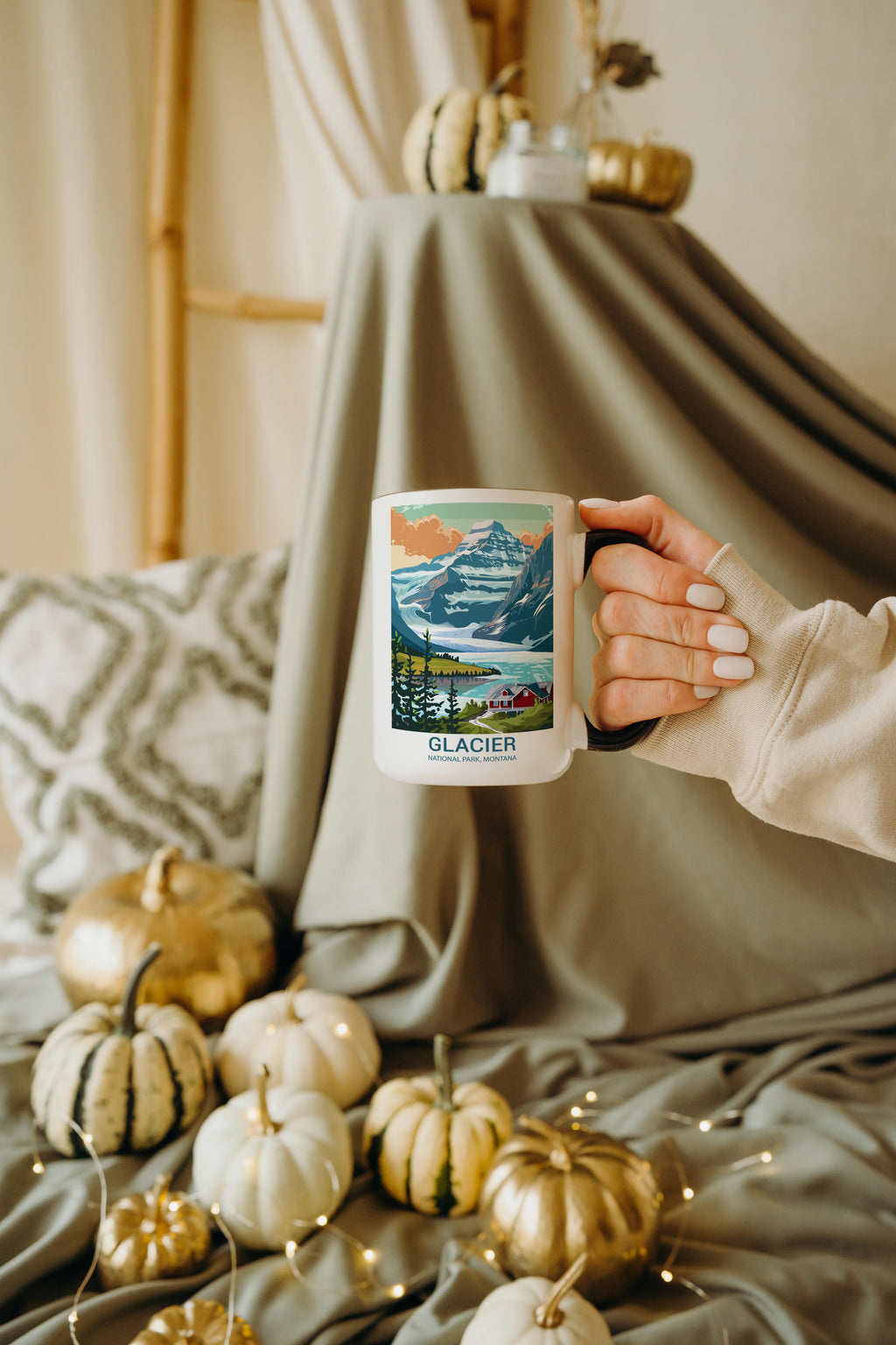 Glacier - Montana - US National Park Tourism Mug
