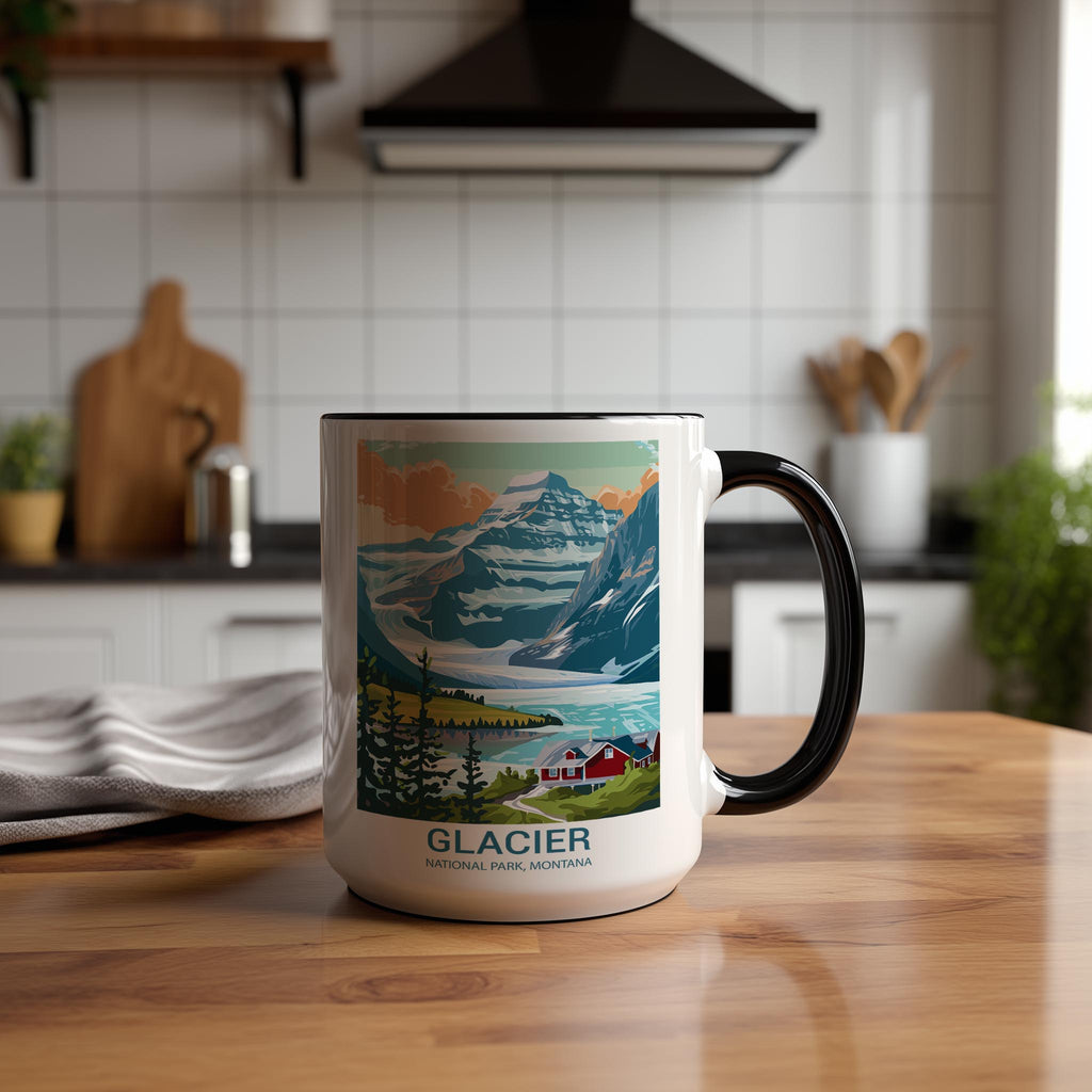 Glacier - Montana - US National Park Tourism Mug
