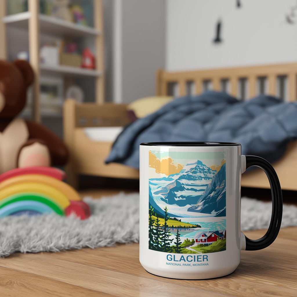 Glacier - Montana - US National Park Tourism Mug