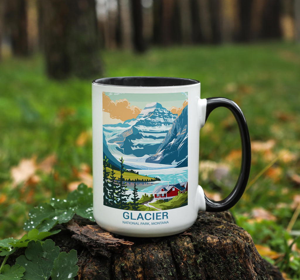 Glacier - Montana - US National Park Tourism Mug
