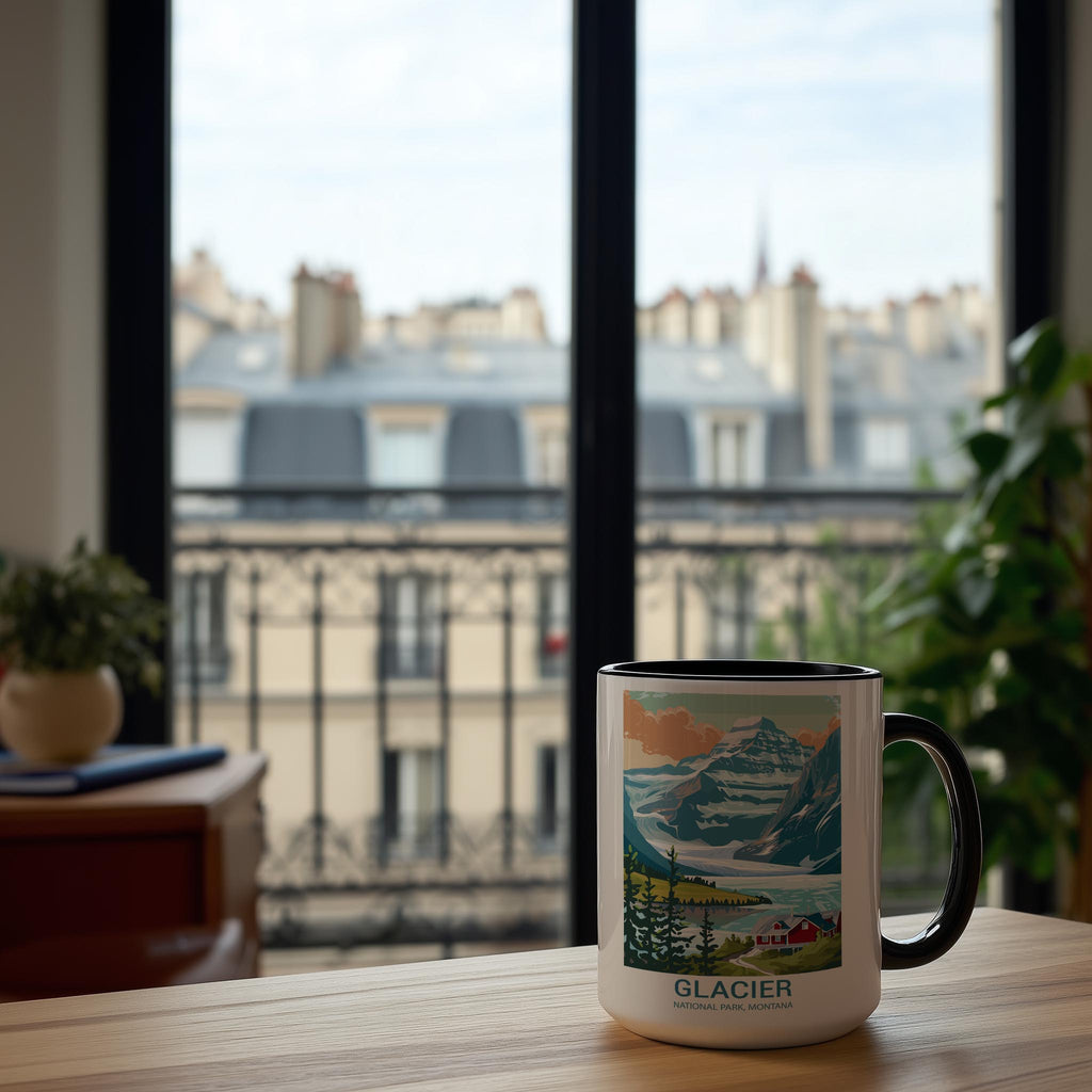 Glacier - Montana - US National Park Tourism Mug