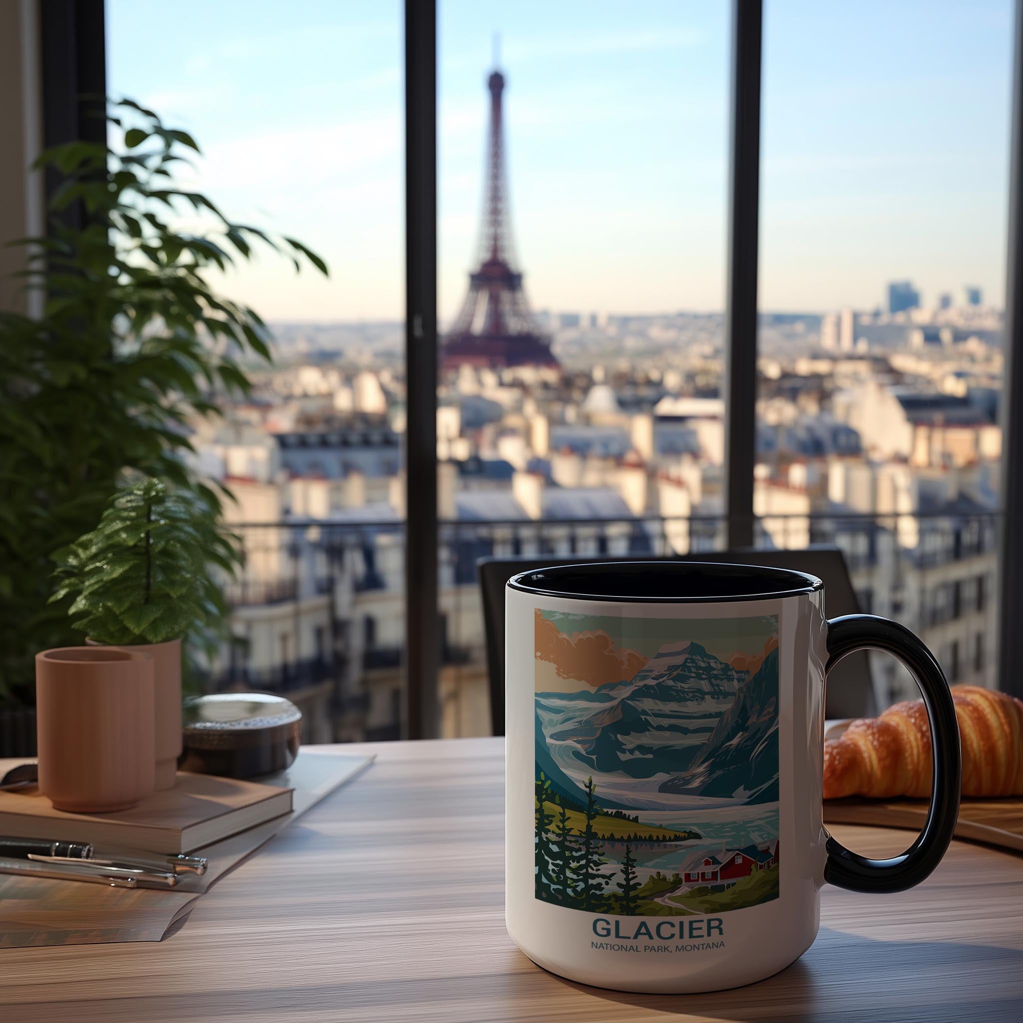 Glacier - Montana - US National Park Tourism Mug