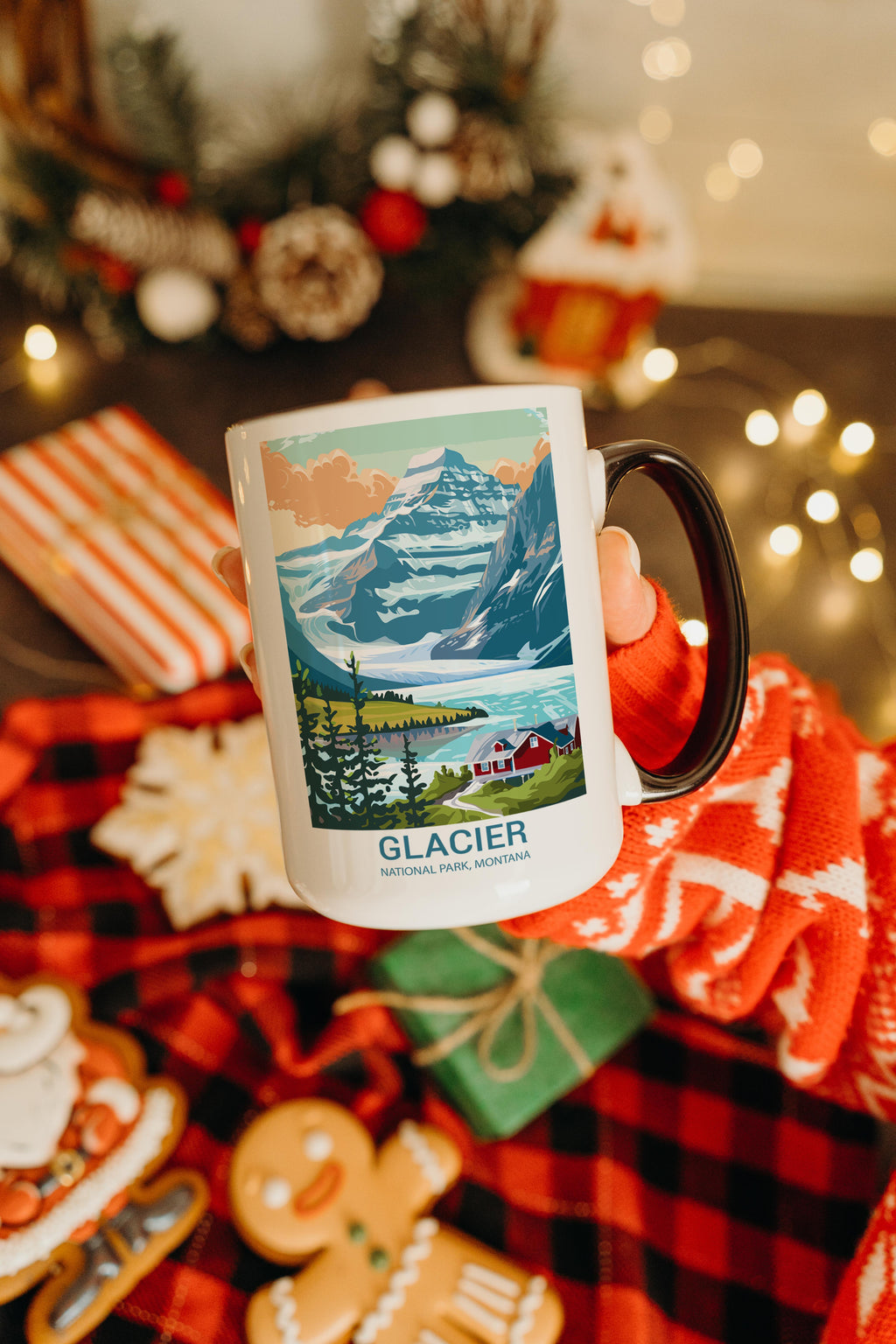 Glacier - Montana - US National Park Tourism Mug