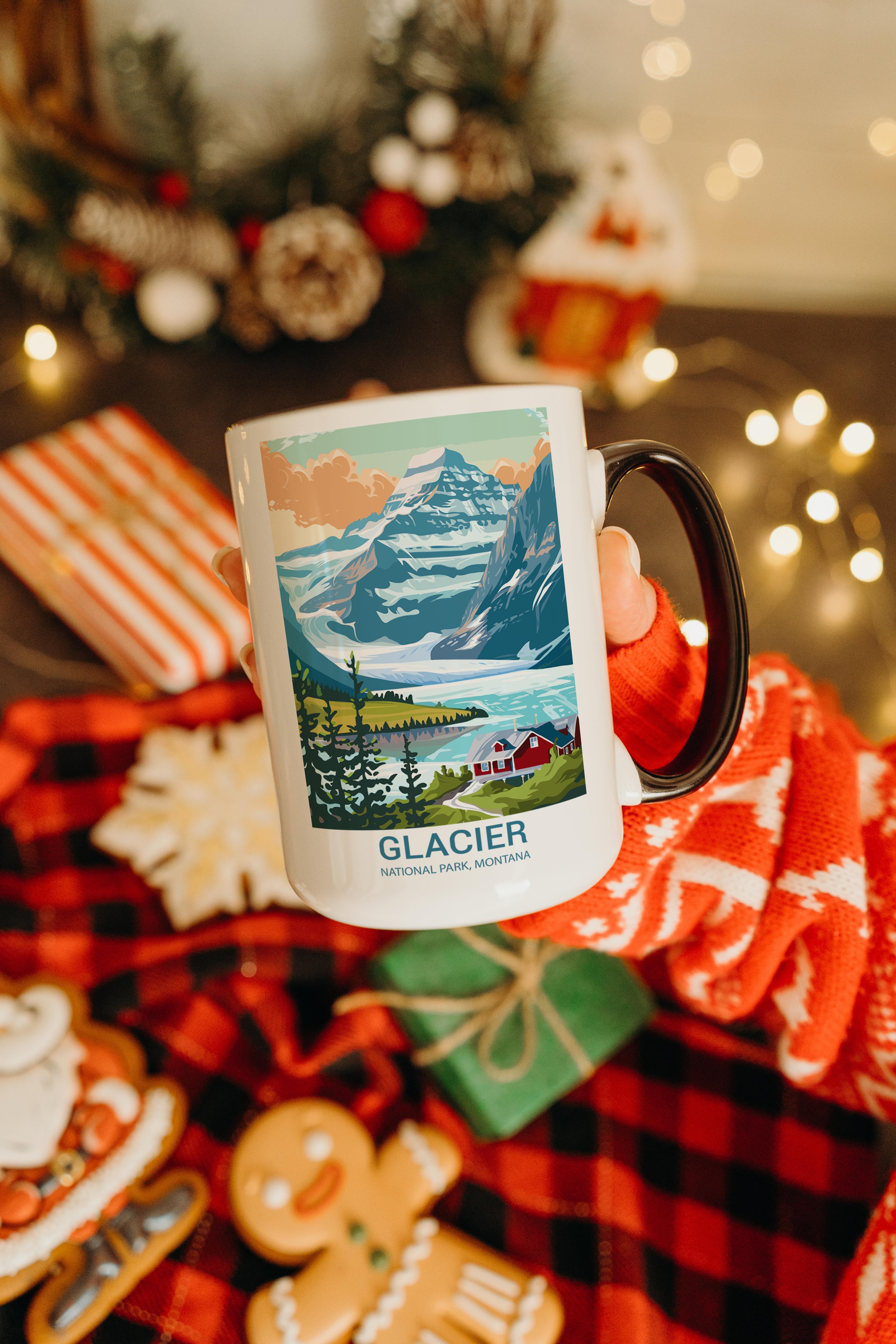 Glacier - Montana - US National Park Tourism Mug