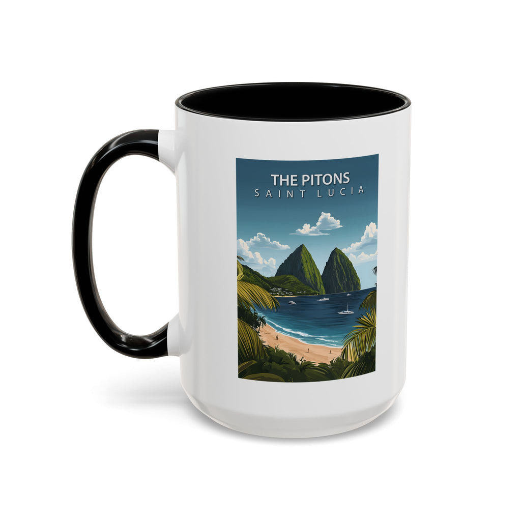 The Pitons - Saint Lucia - Global Treasures Mug
