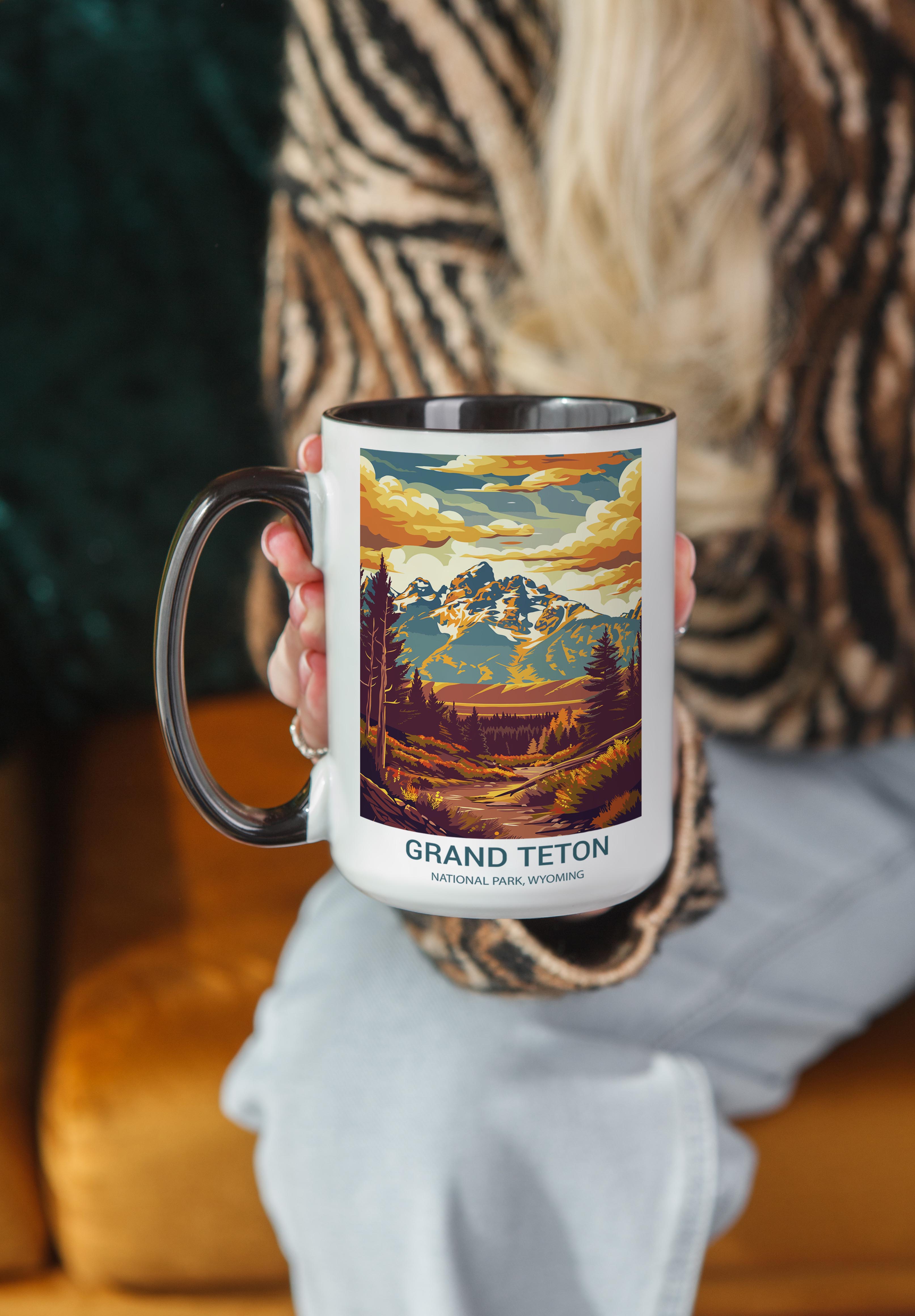 Grand Teton - Wyoming - US National Park Tourism Mug
