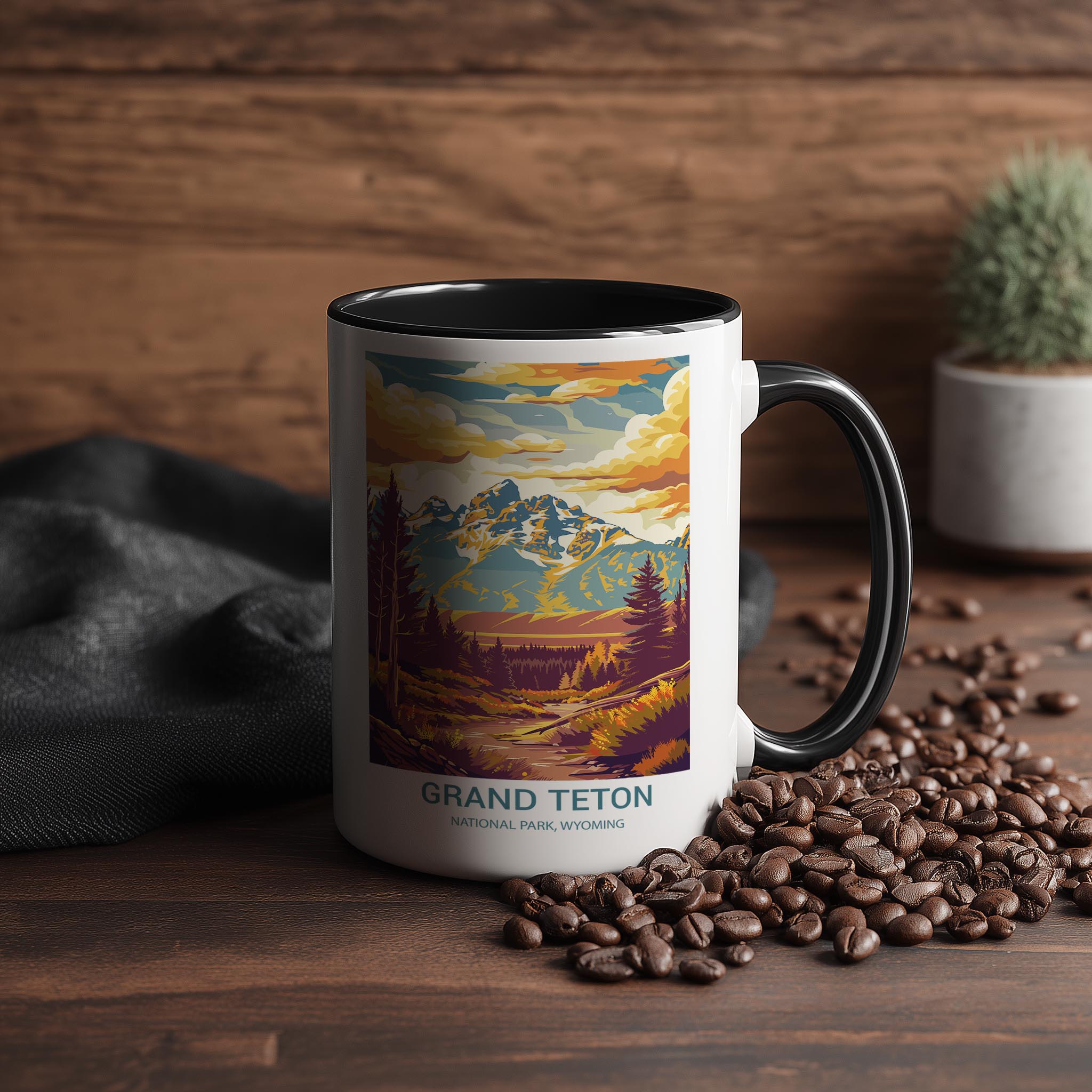 Grand Teton - Wyoming - US National Park Tourism Mug