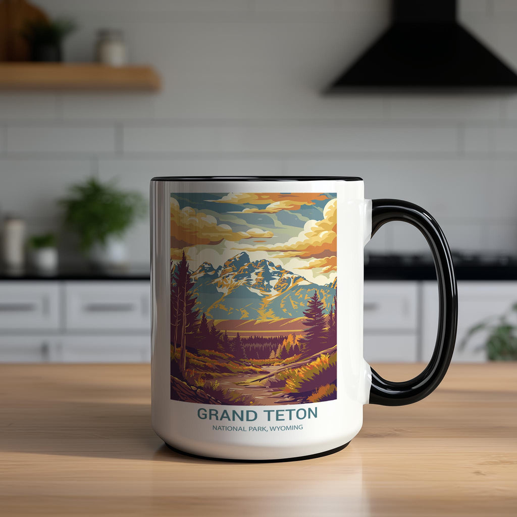 Grand Teton - Wyoming - US National Park Tourism Mug