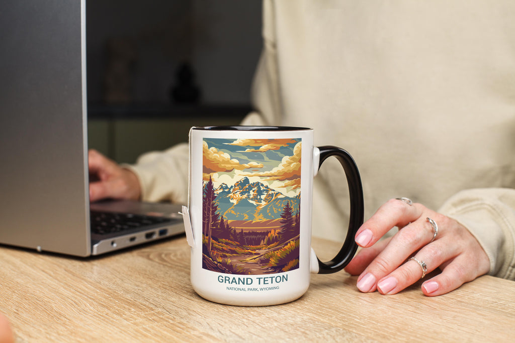 Grand Teton - Wyoming - US National Park Tourism Mug