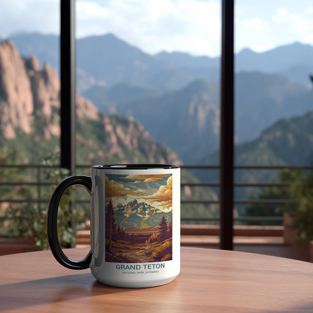 Grand Teton - Wyoming - US National Park Tourism Mug