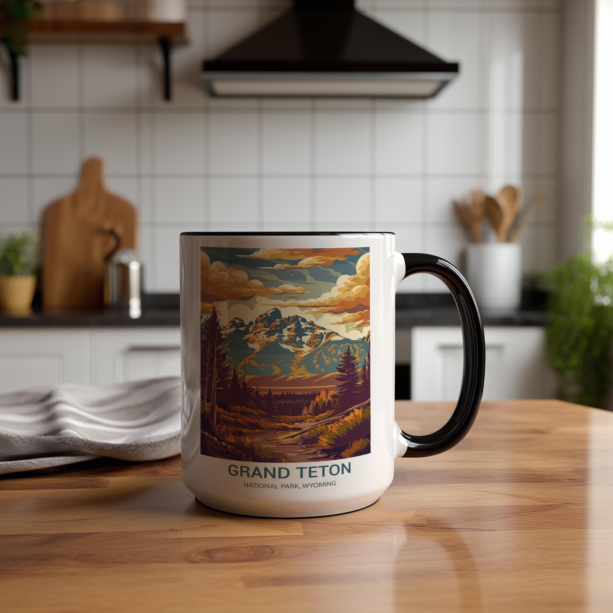 Grand Teton - Wyoming - US National Park Tourism Mug