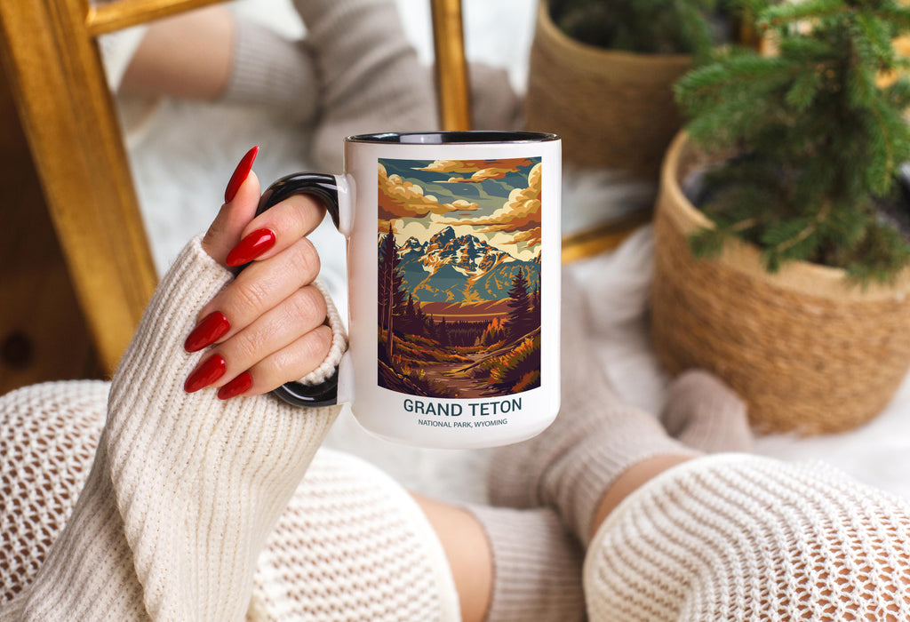 Grand Teton - Wyoming - US National Park Tourism Mug