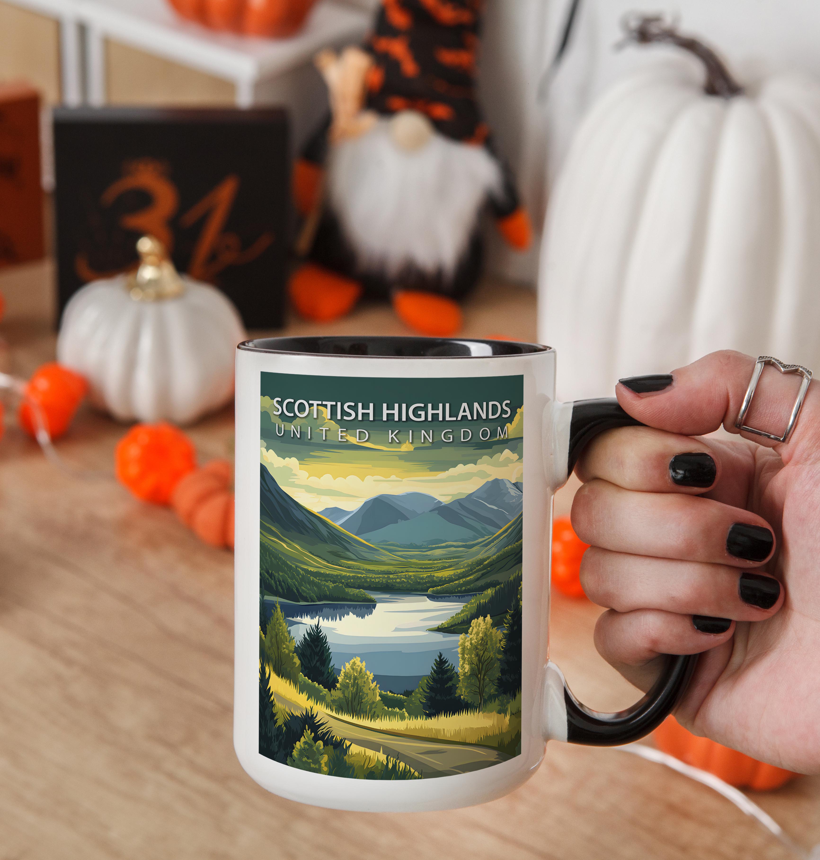 The Scottish Highlands - United Kingdom - Global Treasures Mug