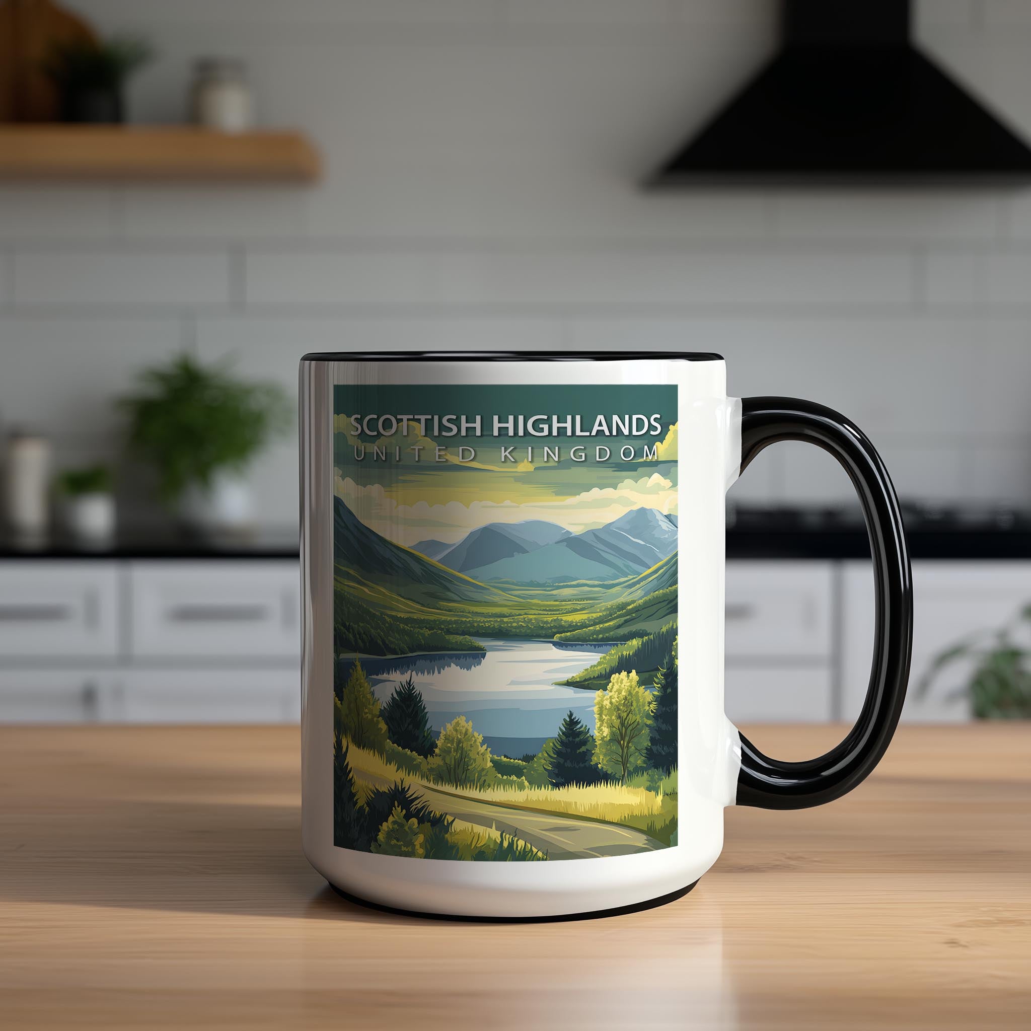 The Scottish Highlands - United Kingdom - Global Treasures Mug