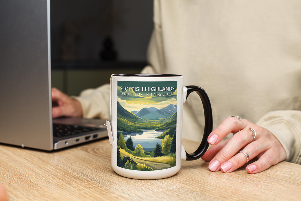 The Scottish Highlands - United Kingdom - Global Treasures Mug