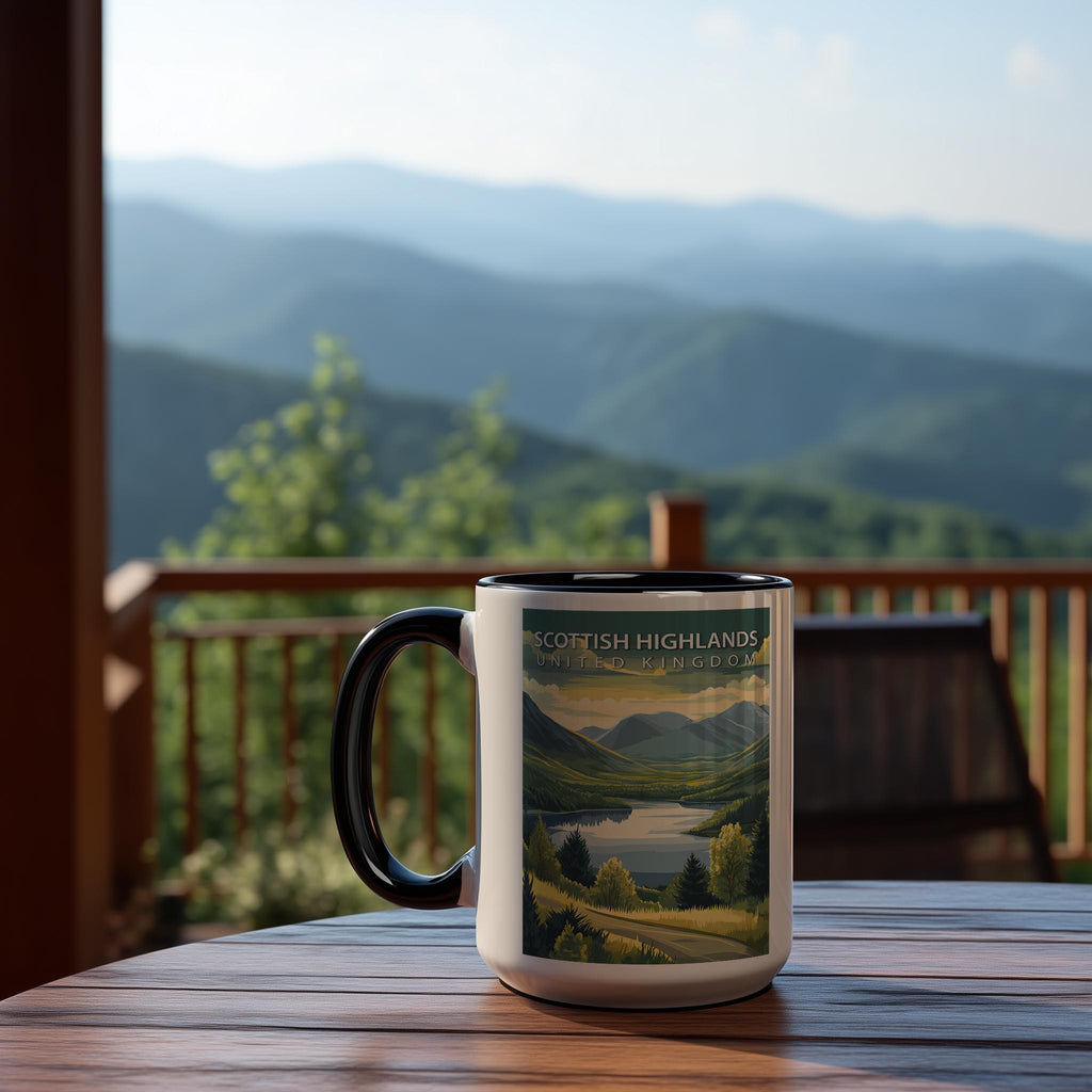 The Scottish Highlands - United Kingdom - Global Treasures Mug