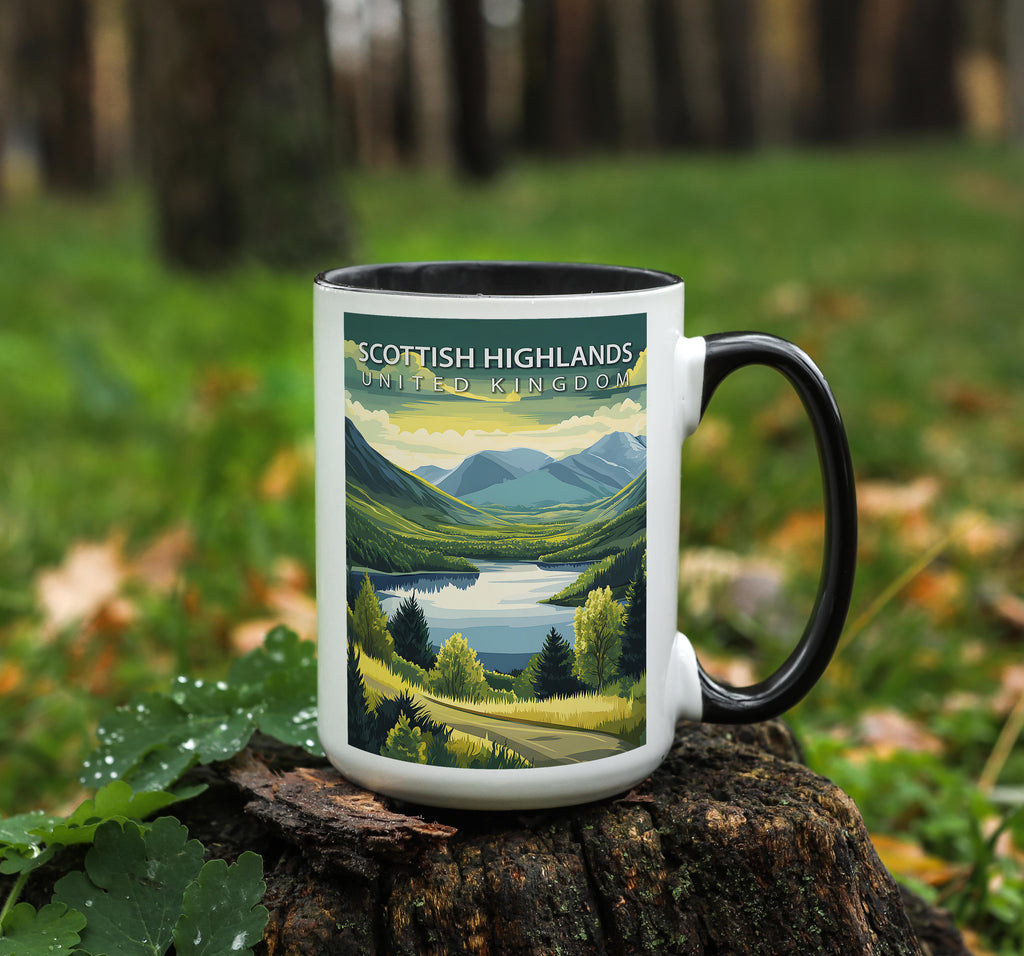The Scottish Highlands - United Kingdom - Global Treasures Mug