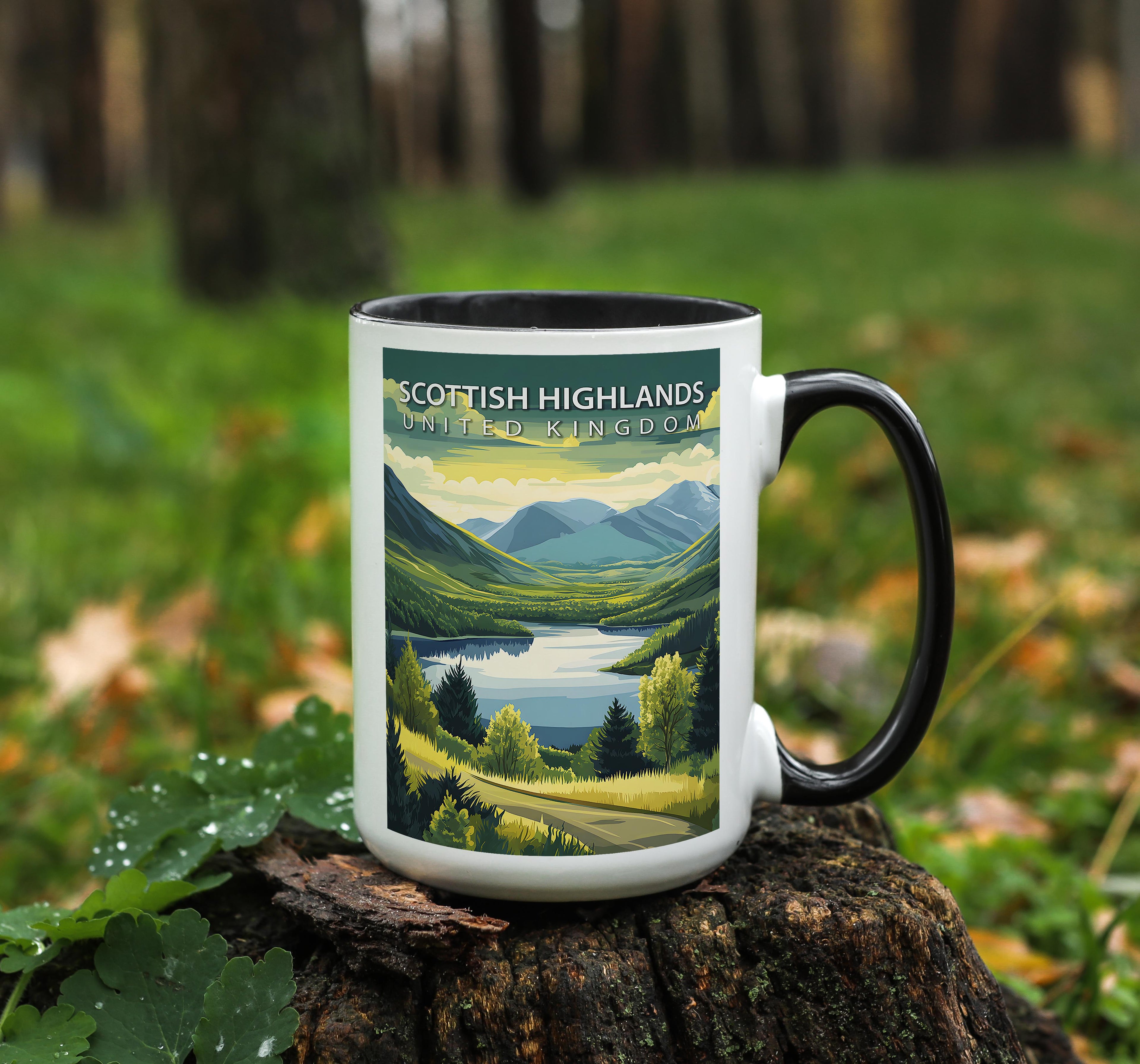 The Scottish Highlands - United Kingdom - Global Treasures Mug