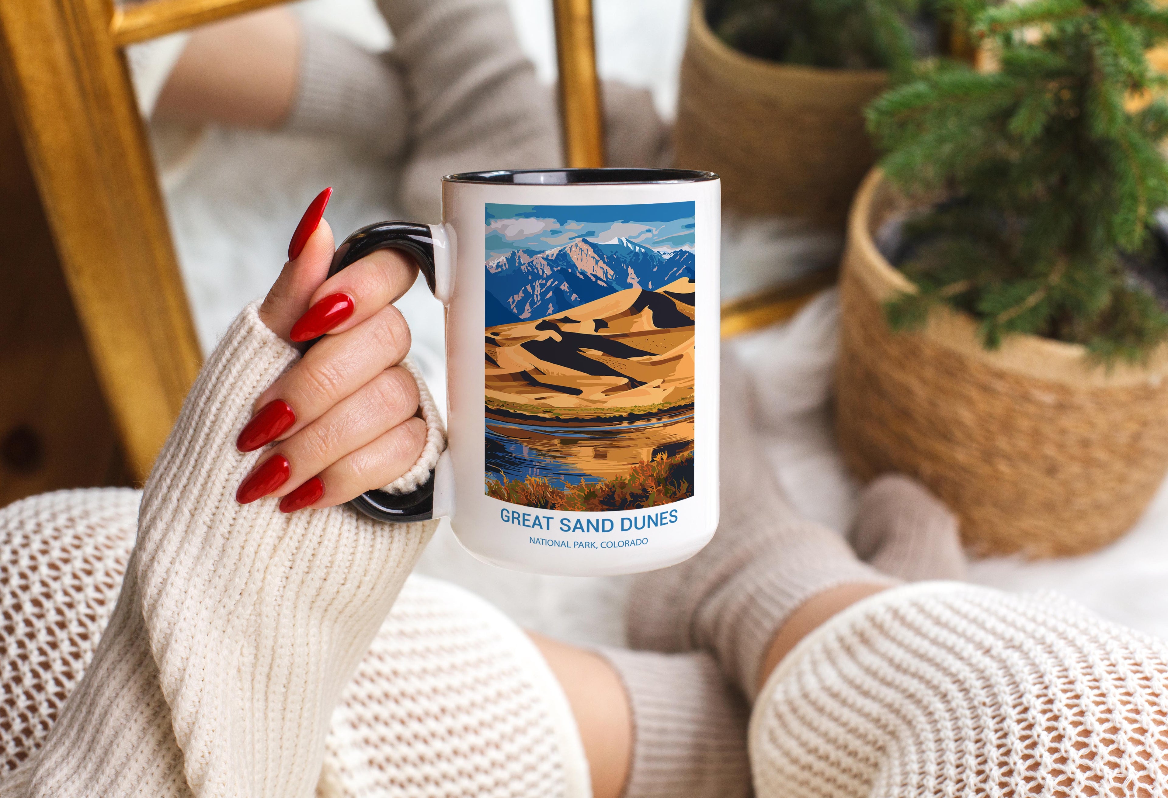 Great Sand Dunes - Colorado - US National Park Tourism Mug