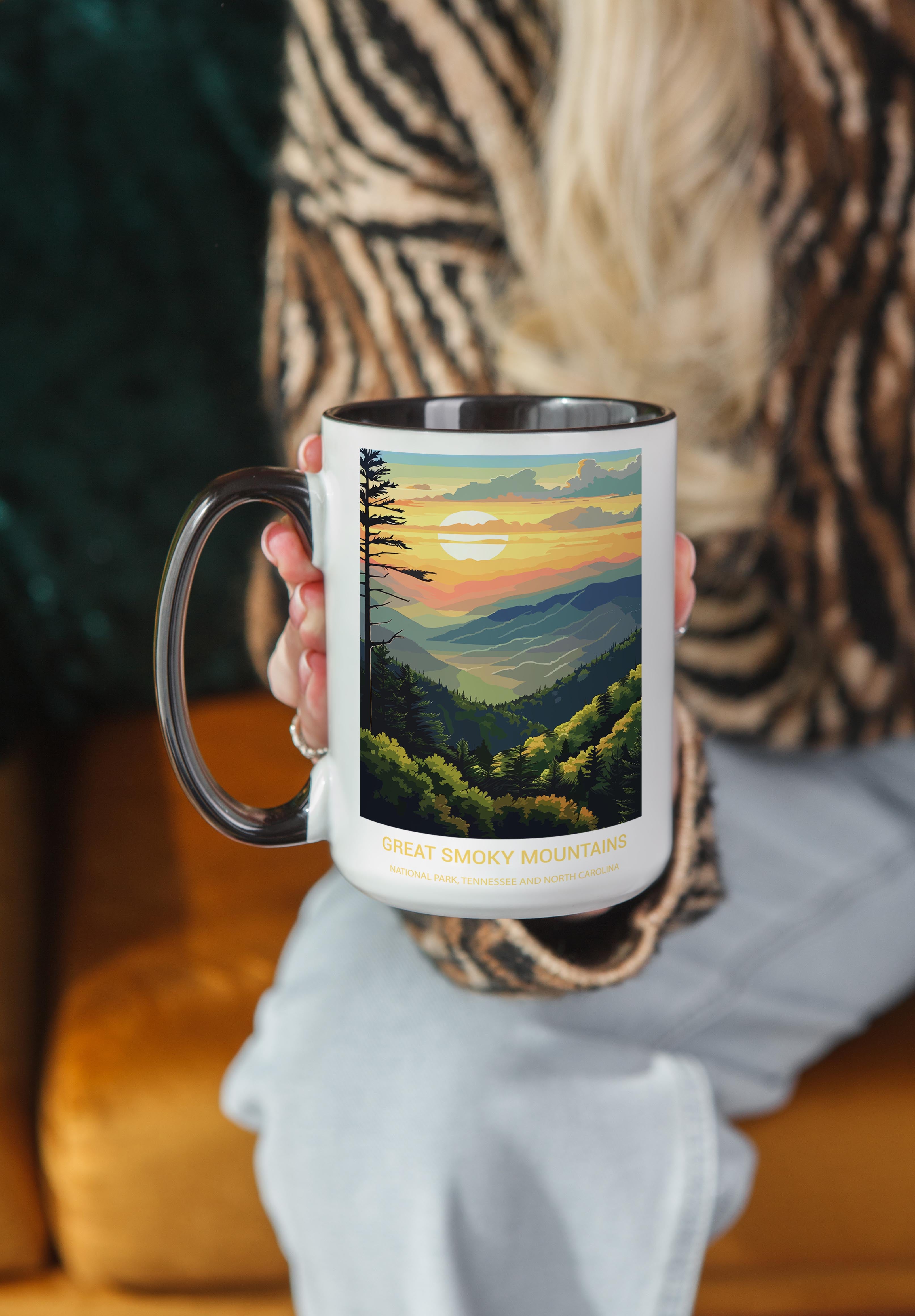 Great Smoky Mountains - Tennessee and North Carolina - US National Park Tourism Mug