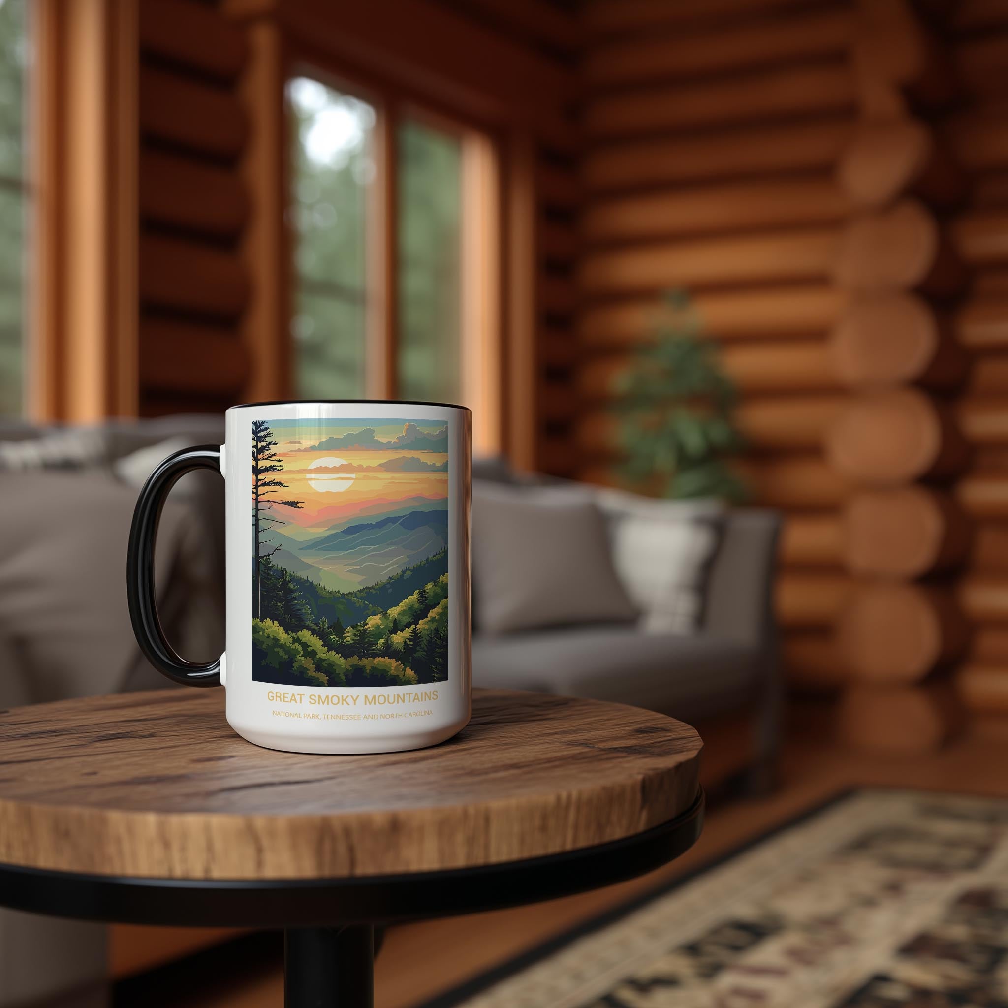 Great Smoky Mountains - Tennessee and North Carolina - US National Park Tourism Mug