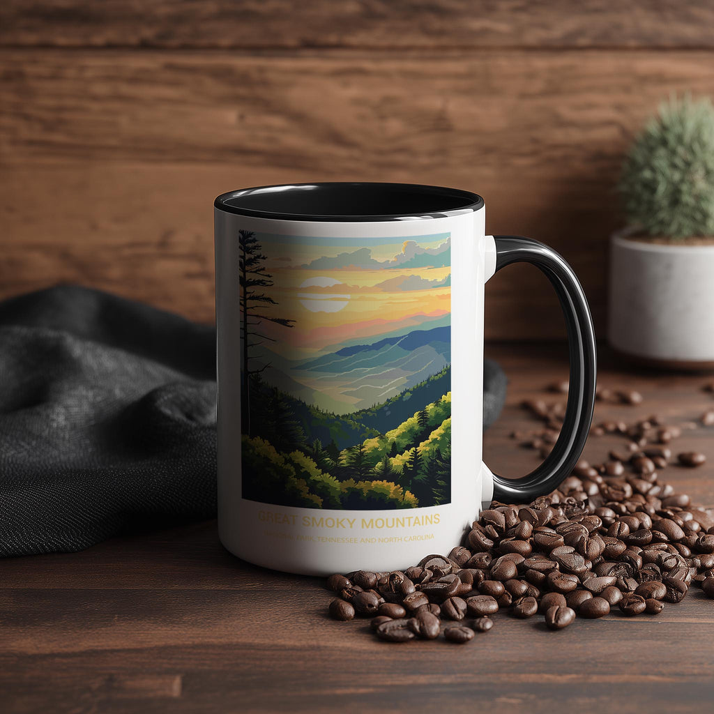 Great Smoky Mountains - Tennessee and North Carolina - US National Park Tourism Mug