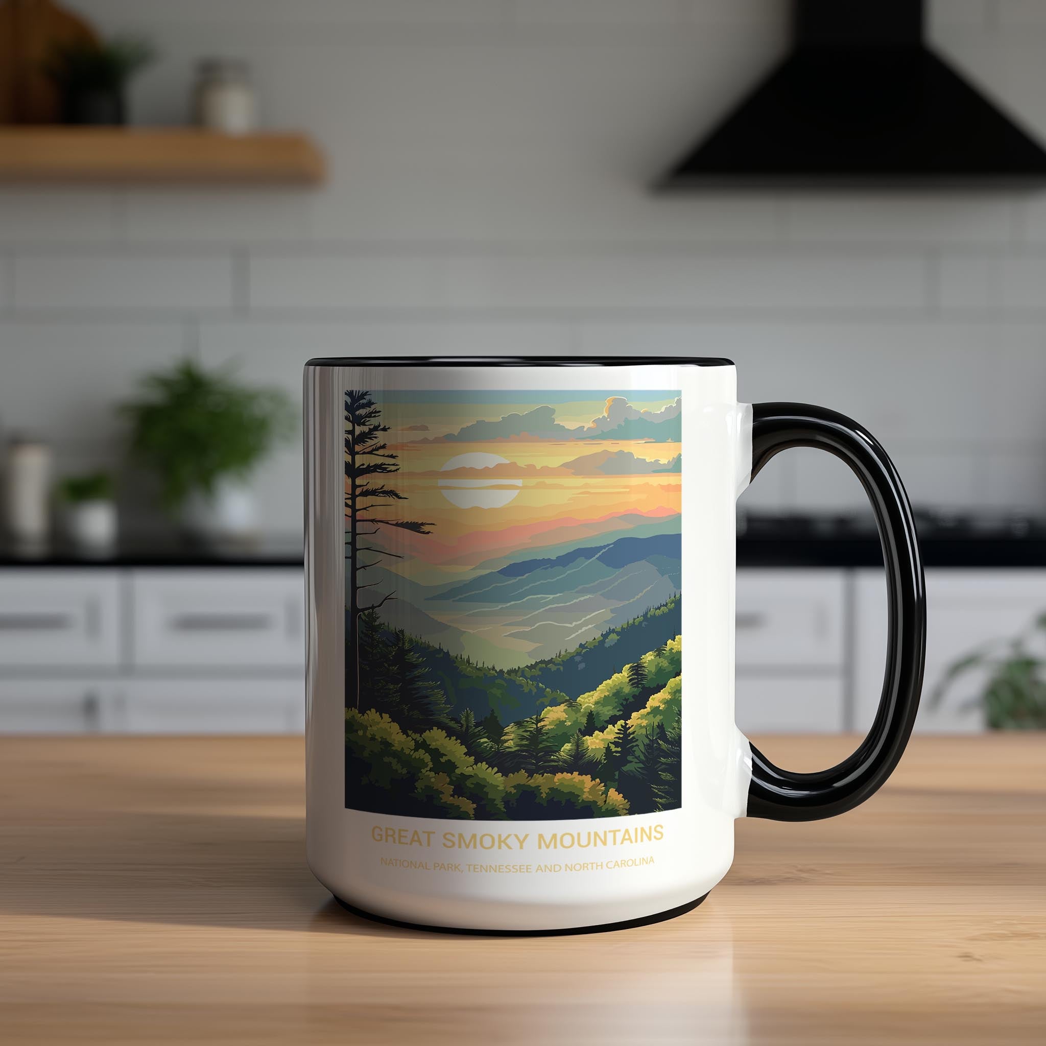 Great Smoky Mountains - Tennessee and North Carolina - US National Park Tourism Mug