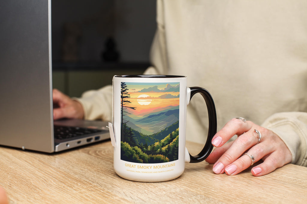 Great Smoky Mountains - Tennessee and North Carolina - US National Park Tourism Mug