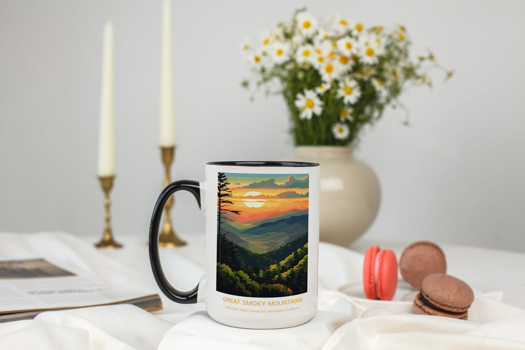 Great Smoky Mountains - Tennessee and North Carolina - US National Park Tourism Mug