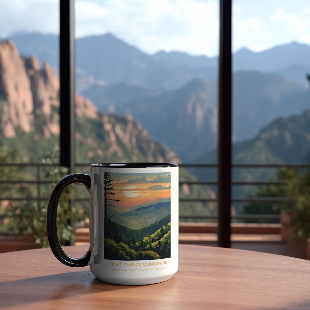 Great Smoky Mountains - Tennessee and North Carolina - US National Park Tourism Mug