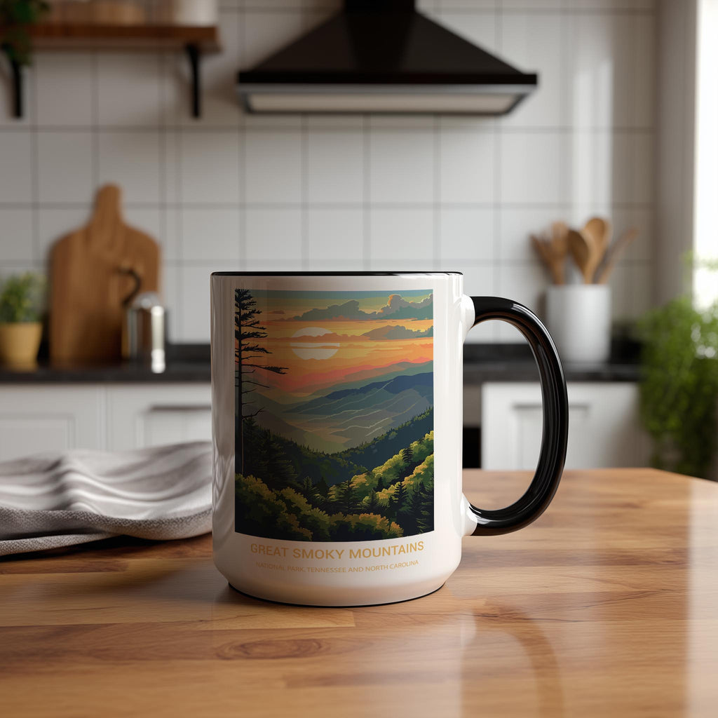 Great Smoky Mountains - Tennessee and North Carolina - US National Park Tourism Mug