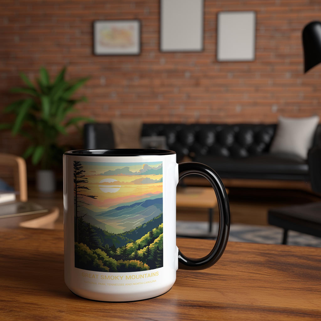 Great Smoky Mountains - Tennessee and North Carolina - US National Park Tourism Mug