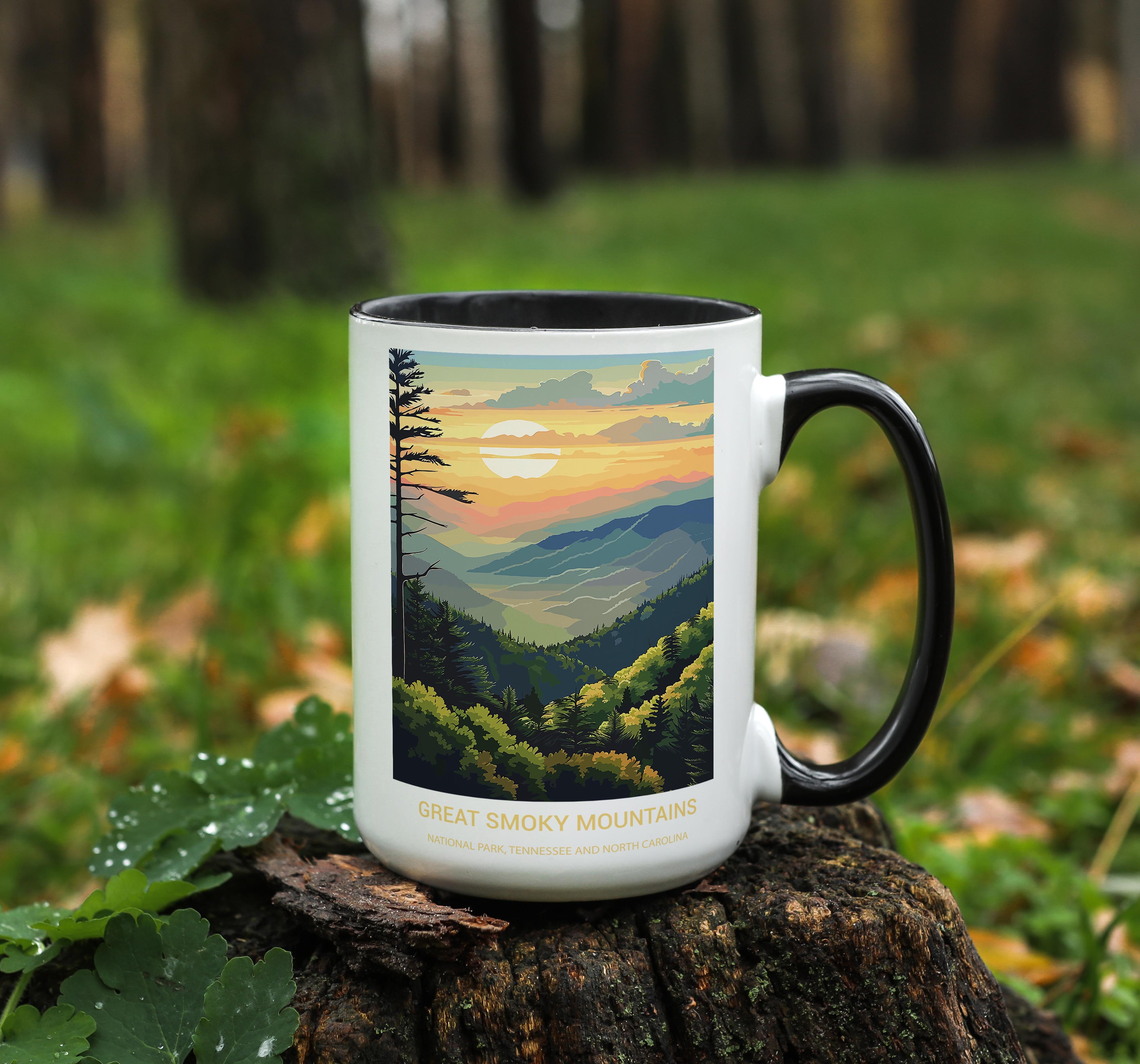 Great Smoky Mountains - Tennessee and North Carolina - US National Park Tourism Mug