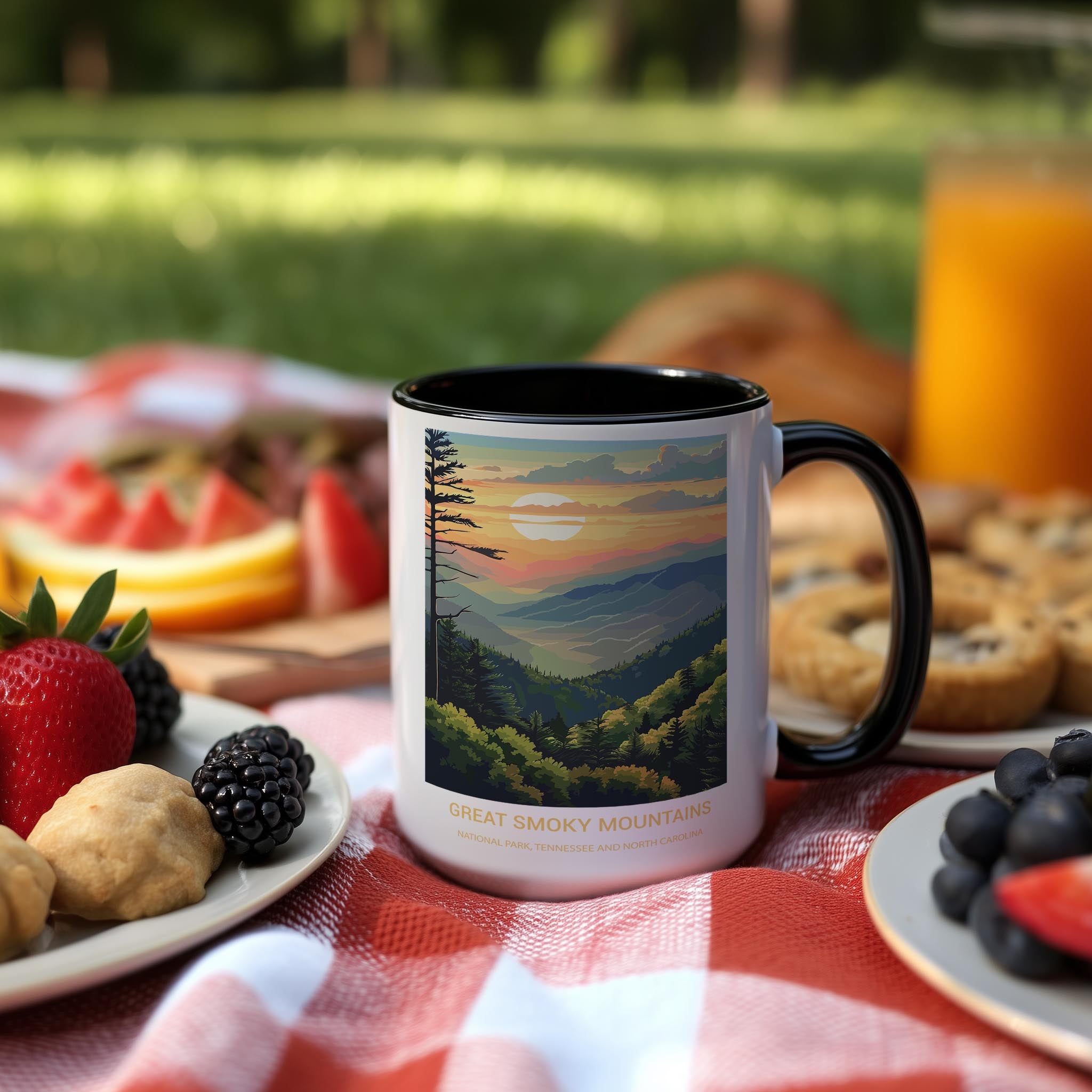 Great Smoky Mountains - Tennessee and North Carolina - US National Park Tourism Mug