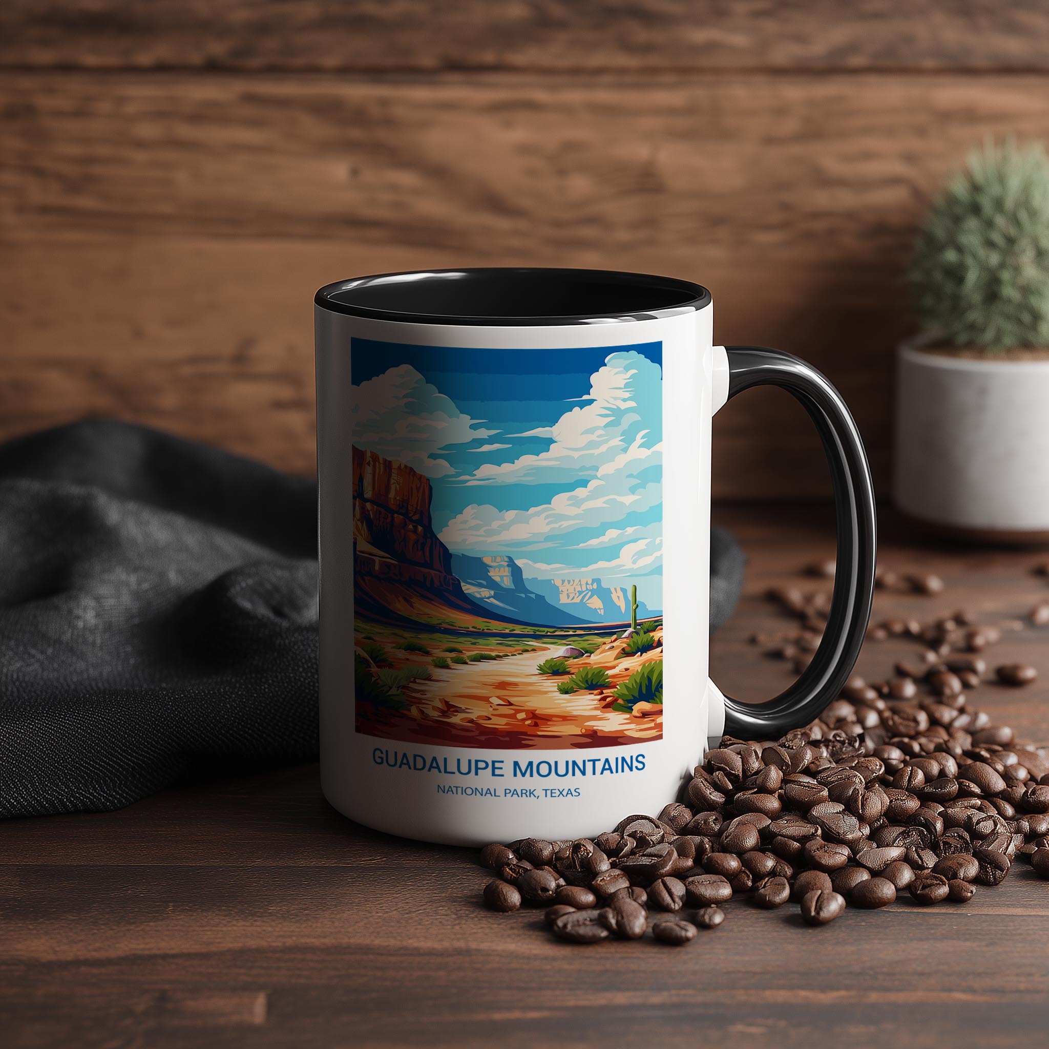 Guadalupe Mountains - Texas - US National Park Tourism Mug