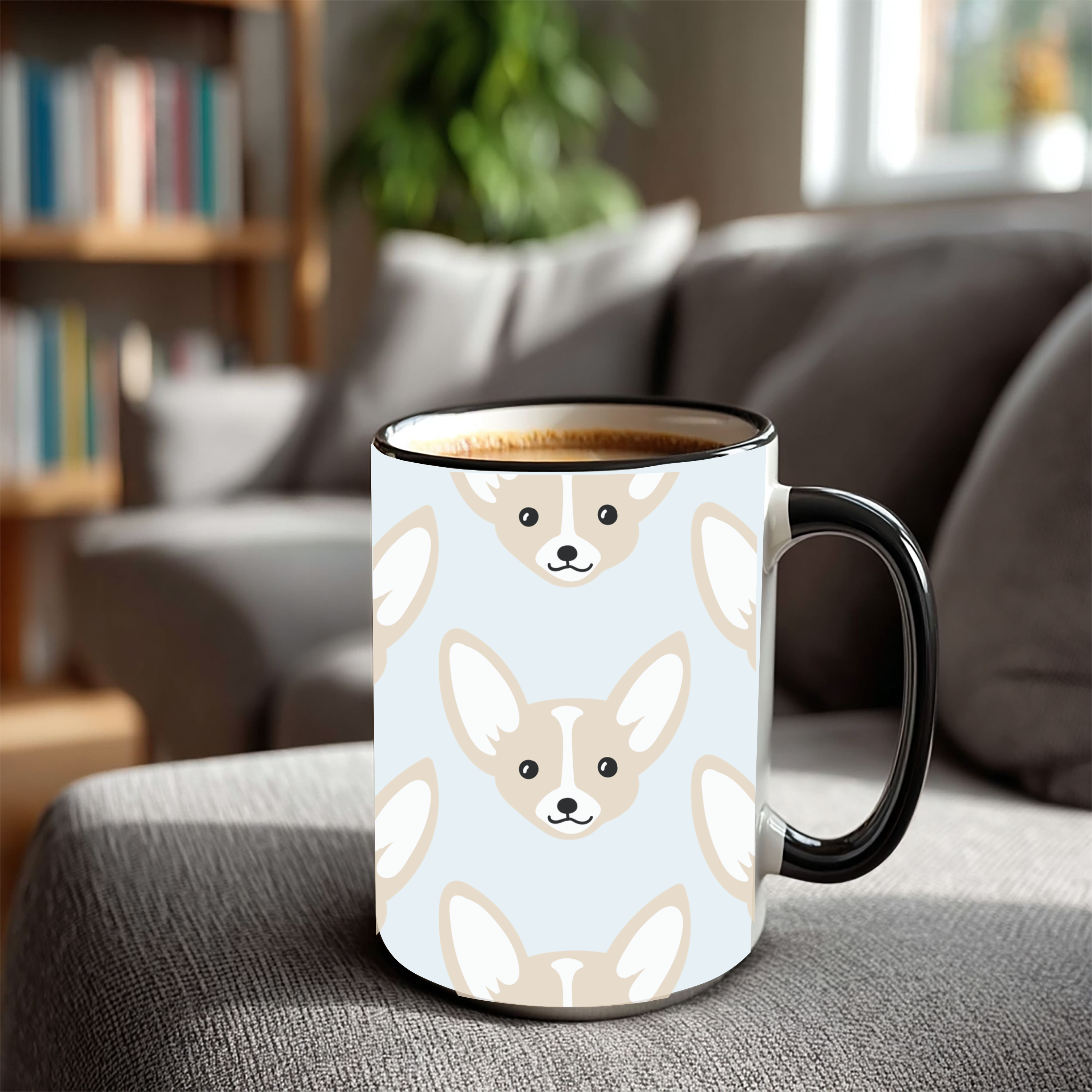 Chihuahua Dog Doodle Design 15oz Mug