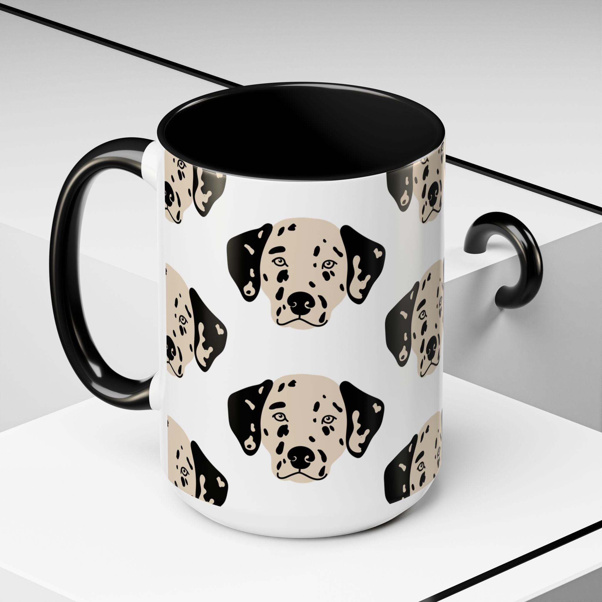 Dalmation Dog Doodle Design 15oz Mug